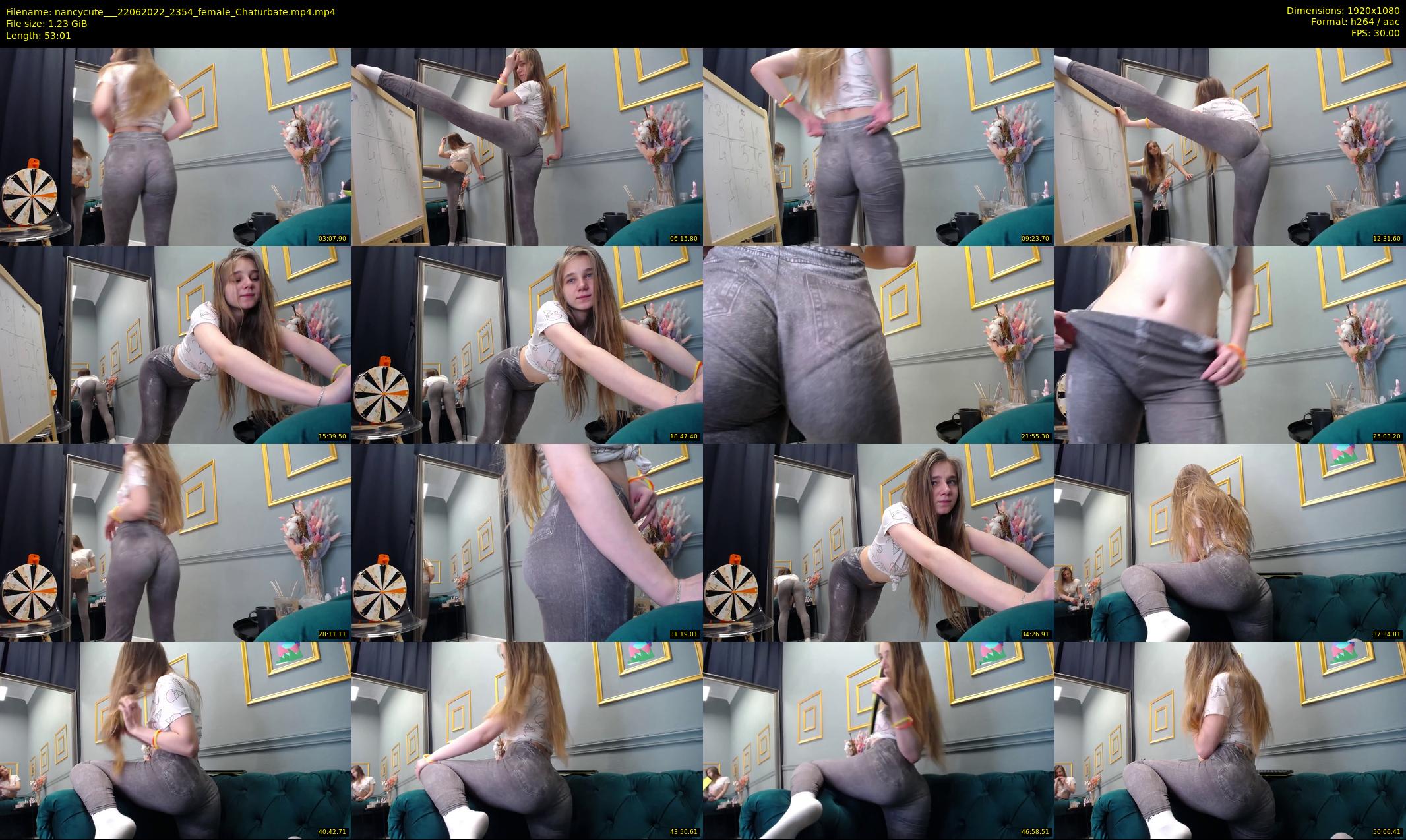 nancycute__ — 54 minute Chaturbate female cam show recording, 1080p, Jun 22, 2022