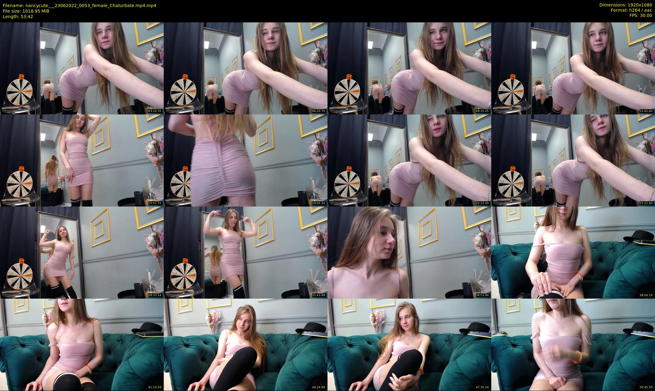 nancycute__ — 54 minute Chaturbate female cam show recording, 1080p, Jun 23, 2022