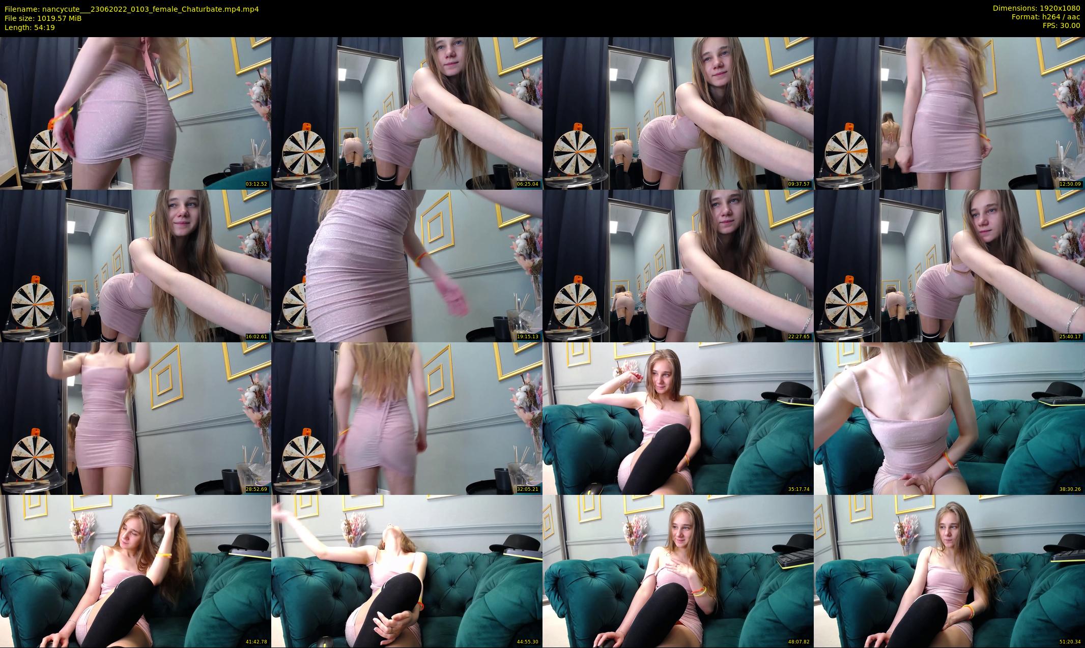 nancycute__ — 55 minute Chaturbate female cam show recording, 1080p, Jun 23, 2022