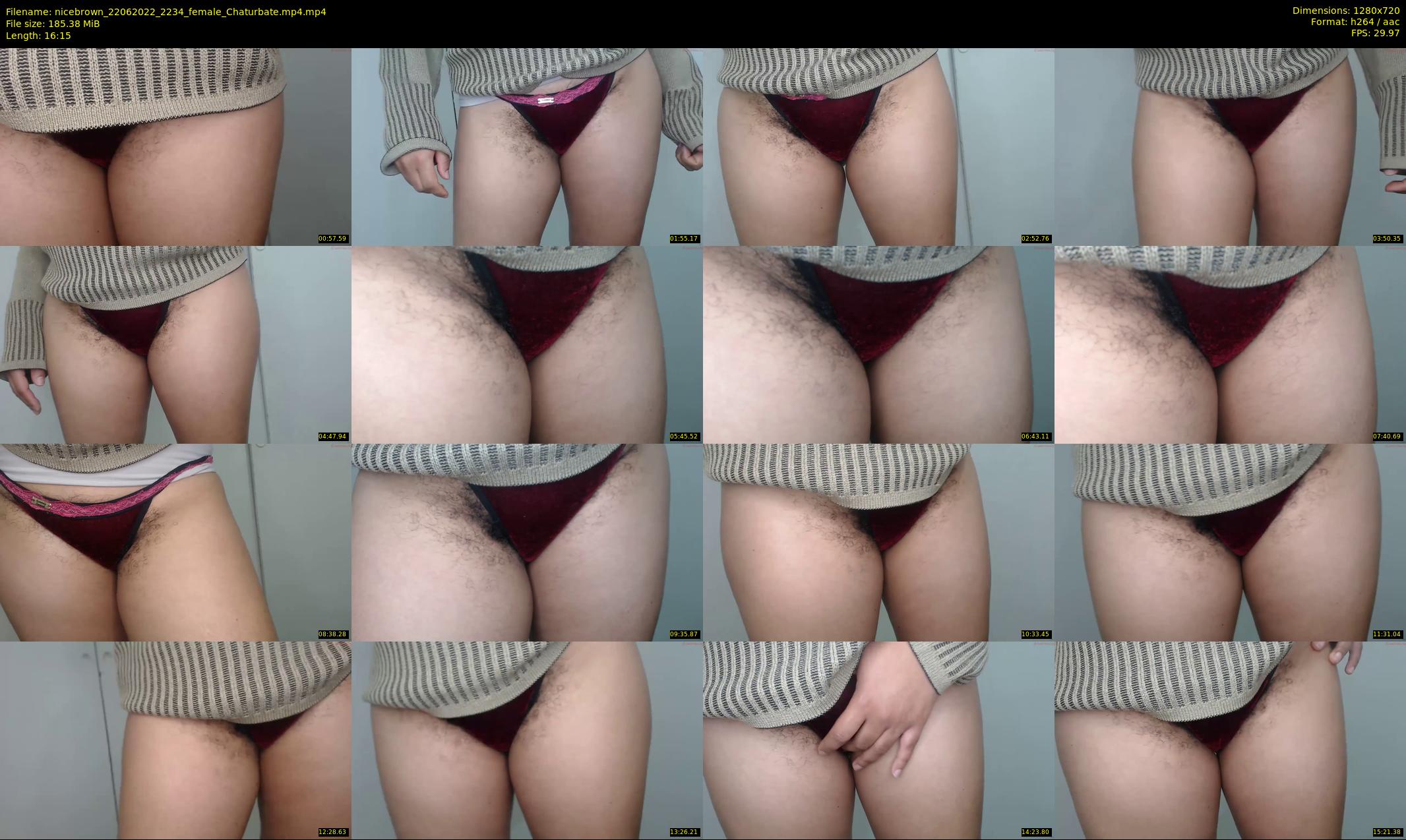 nicebrown — 17 minute Chaturbate female cam show recording, 720p, Jun 22, 2022