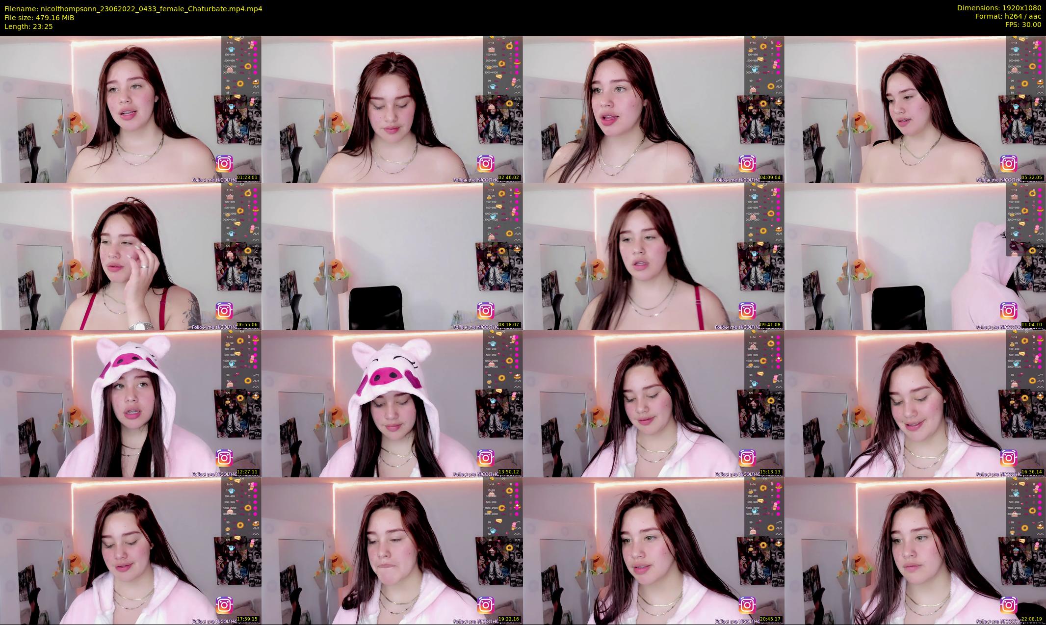 nicolthompsonn — 24 minute Chaturbate female cam show recording, 1080p, Jun 23, 2022