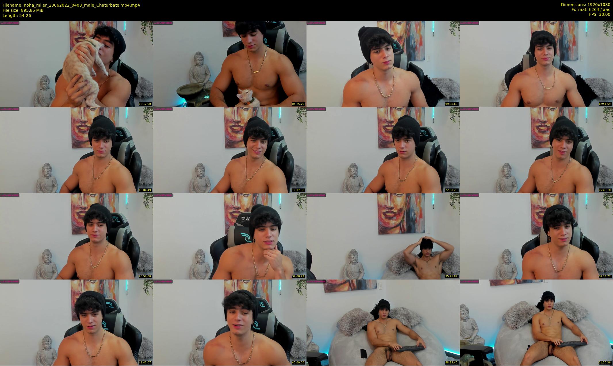noha_miler — 55 minute Chaturbate male cam show recording, 1080p, Jun 23, 2022
