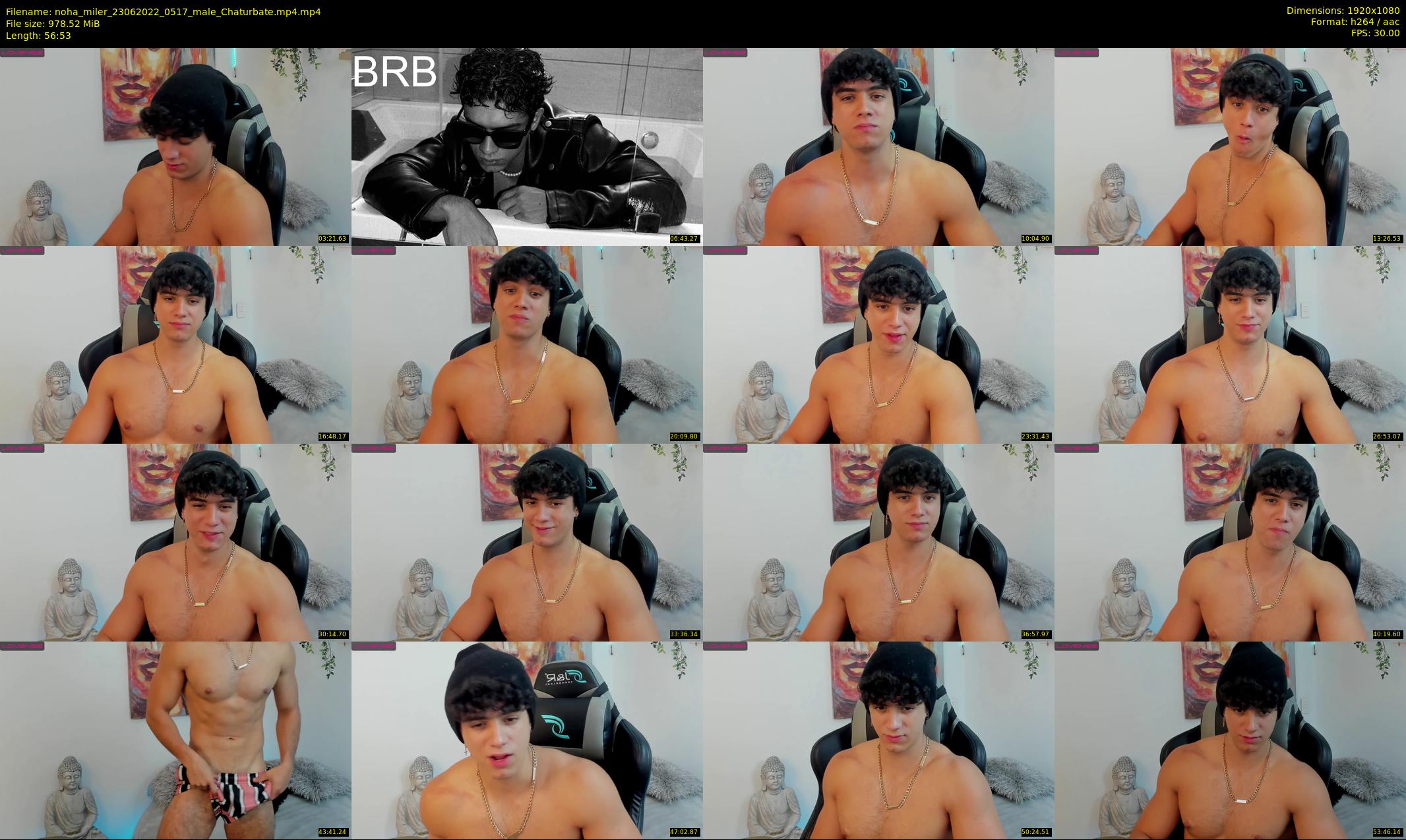 noha_miler — 57 minute Chaturbate male cam show recording, 1080p, Jun 23, 2022