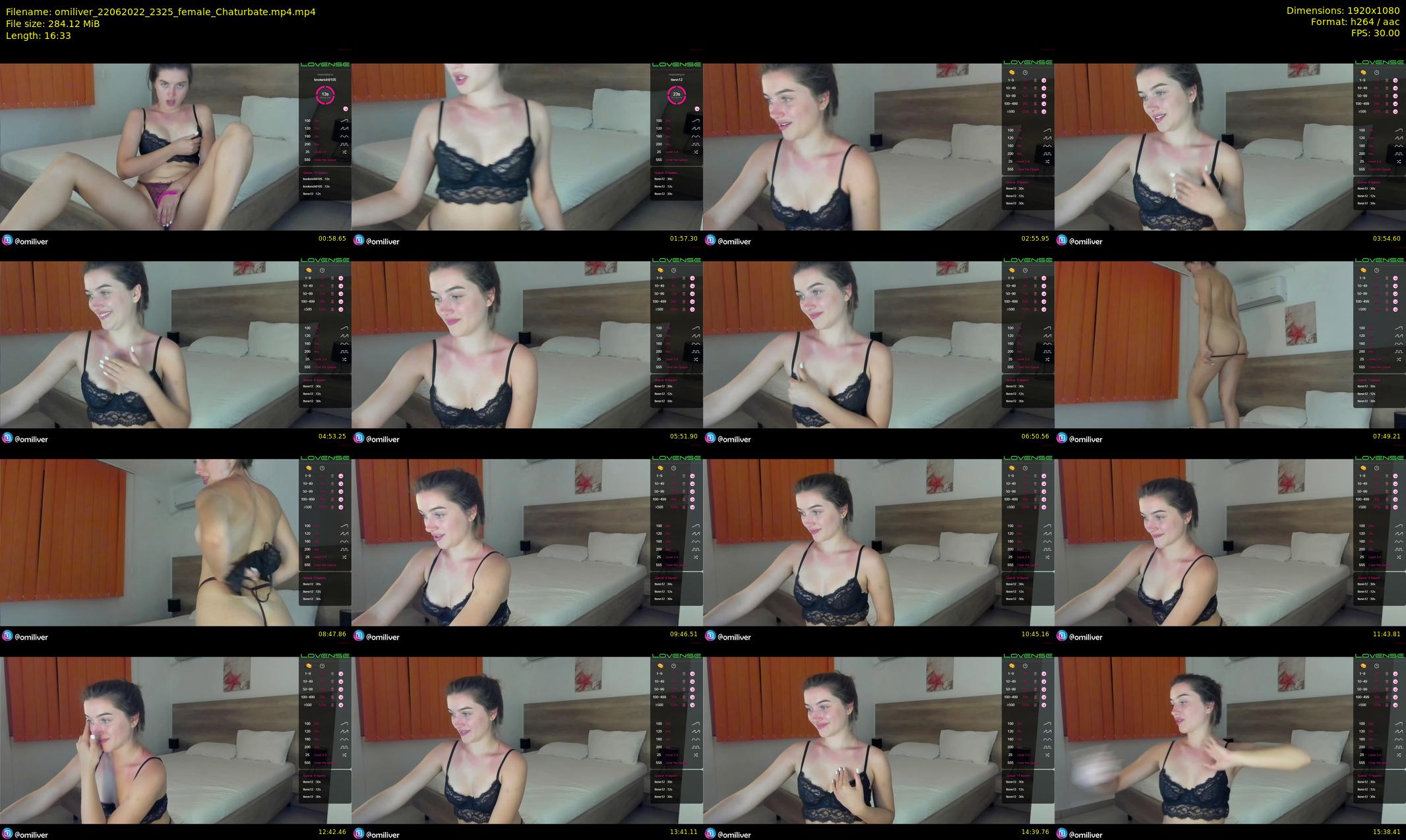 omiliver — 17 minute Chaturbate female cam show recording, 1080p, Jun 22, 2022