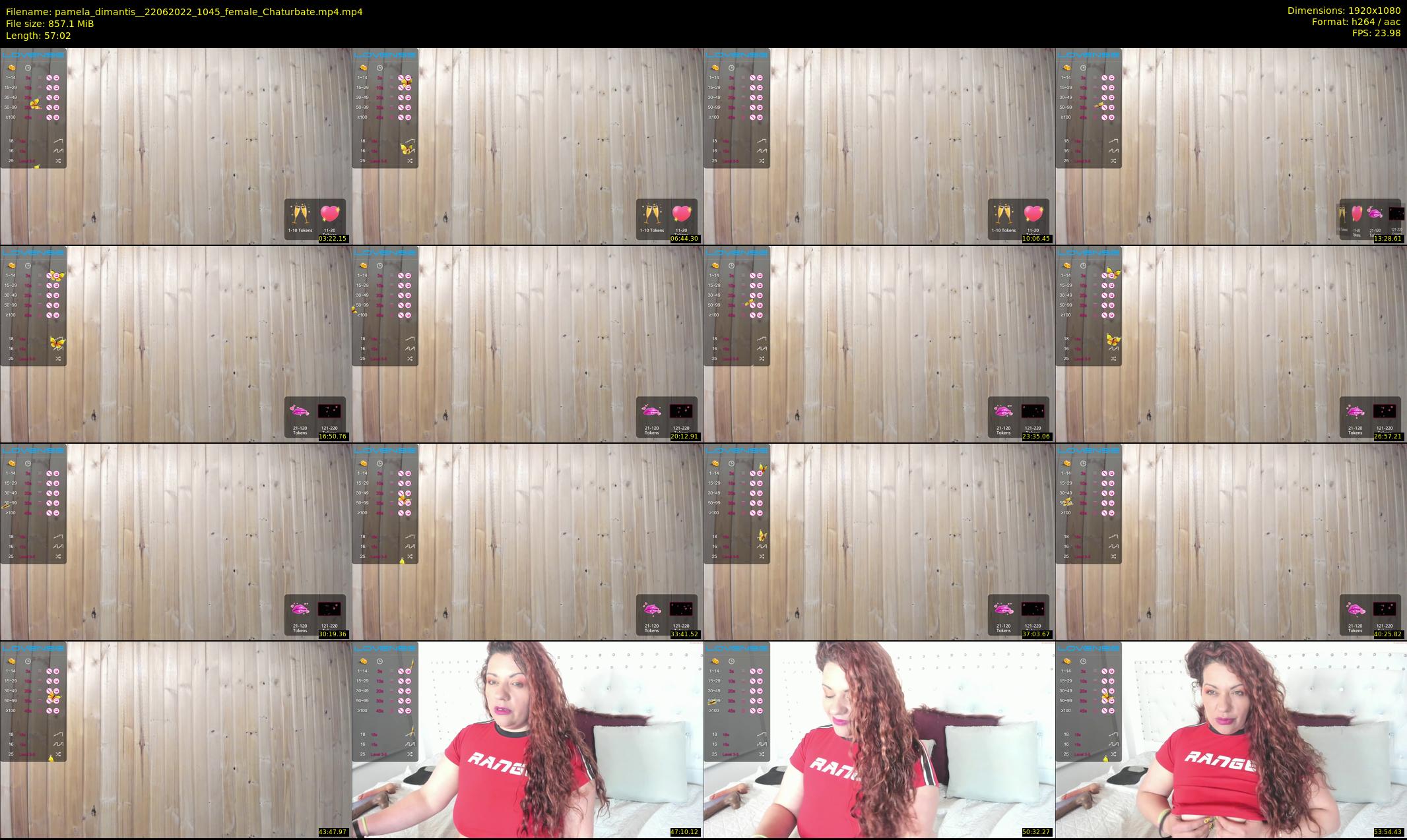 pamela_dimantis_ — 58 minute Chaturbate female cam show recording, 1080p, Jun 22, 2022