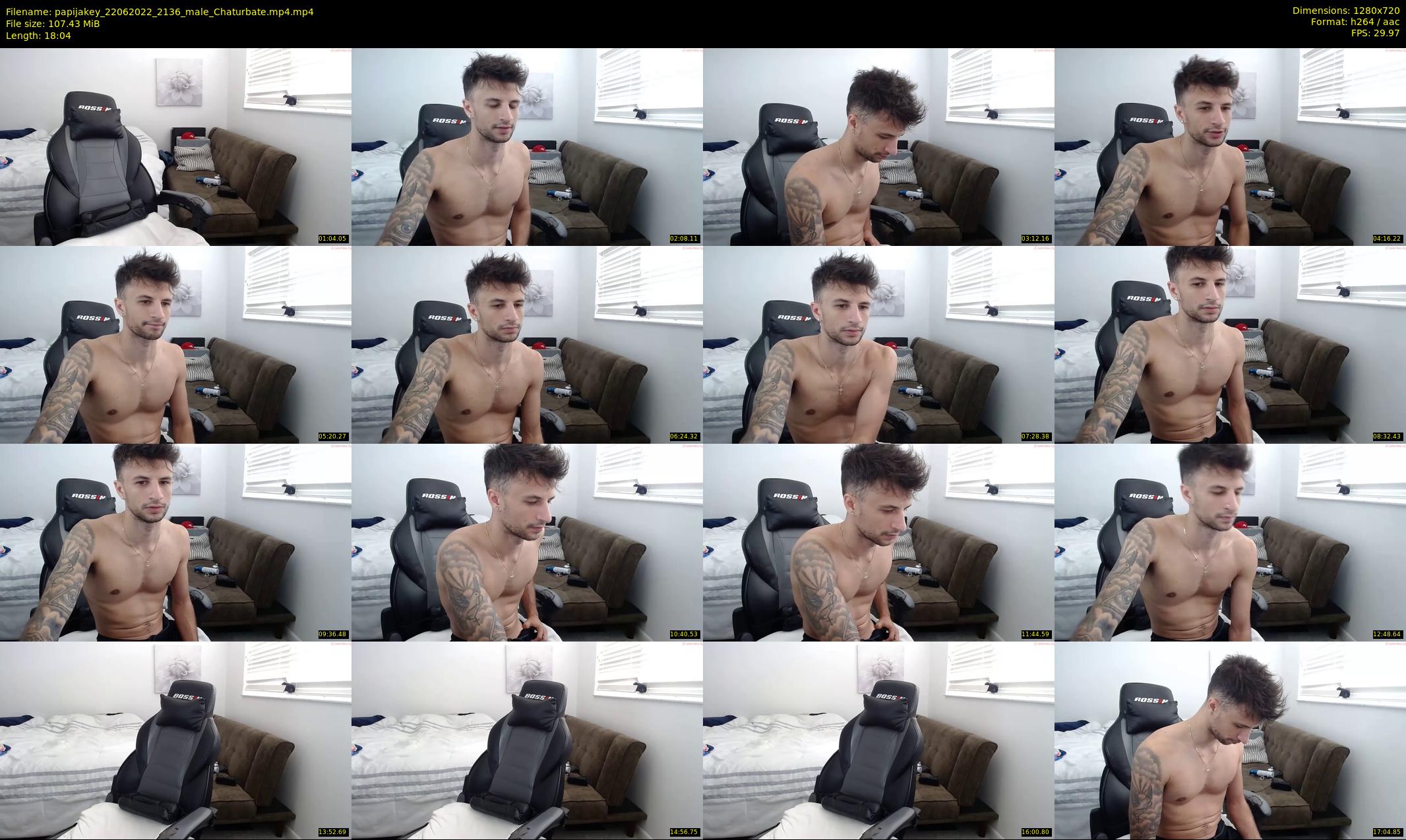 papijakey — 19 minute Chaturbate male cam show recording, 720p, Jun 22, 2022