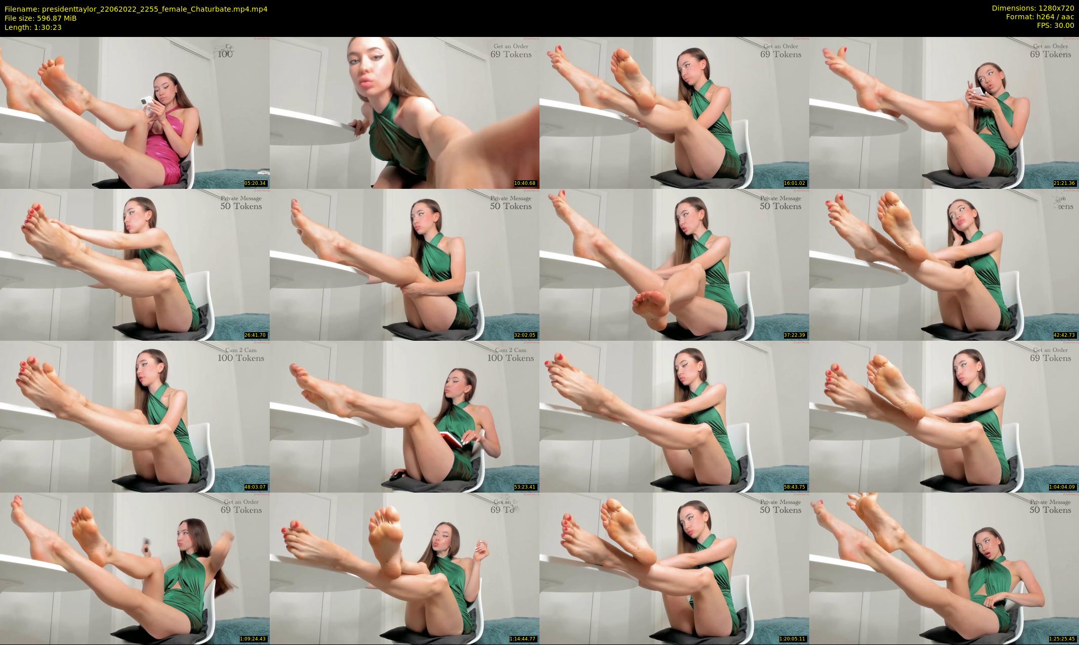 presidenttaylor — 91 minute Chaturbate female cam show recording, 720p, Jun 22, 2022