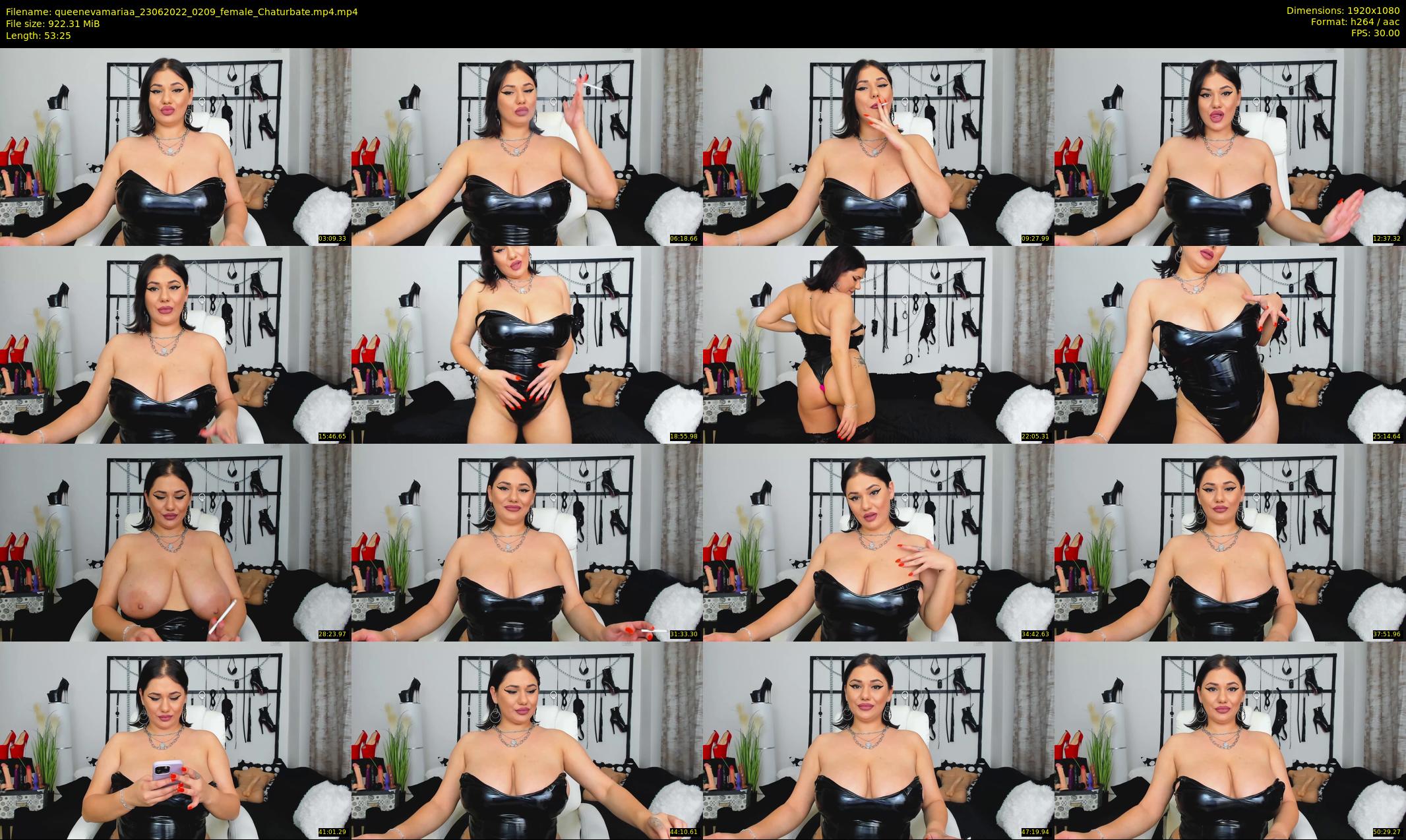 queenevamariaa — 54 minute Chaturbate female cam show recording, 1080p, Jun 23, 2022