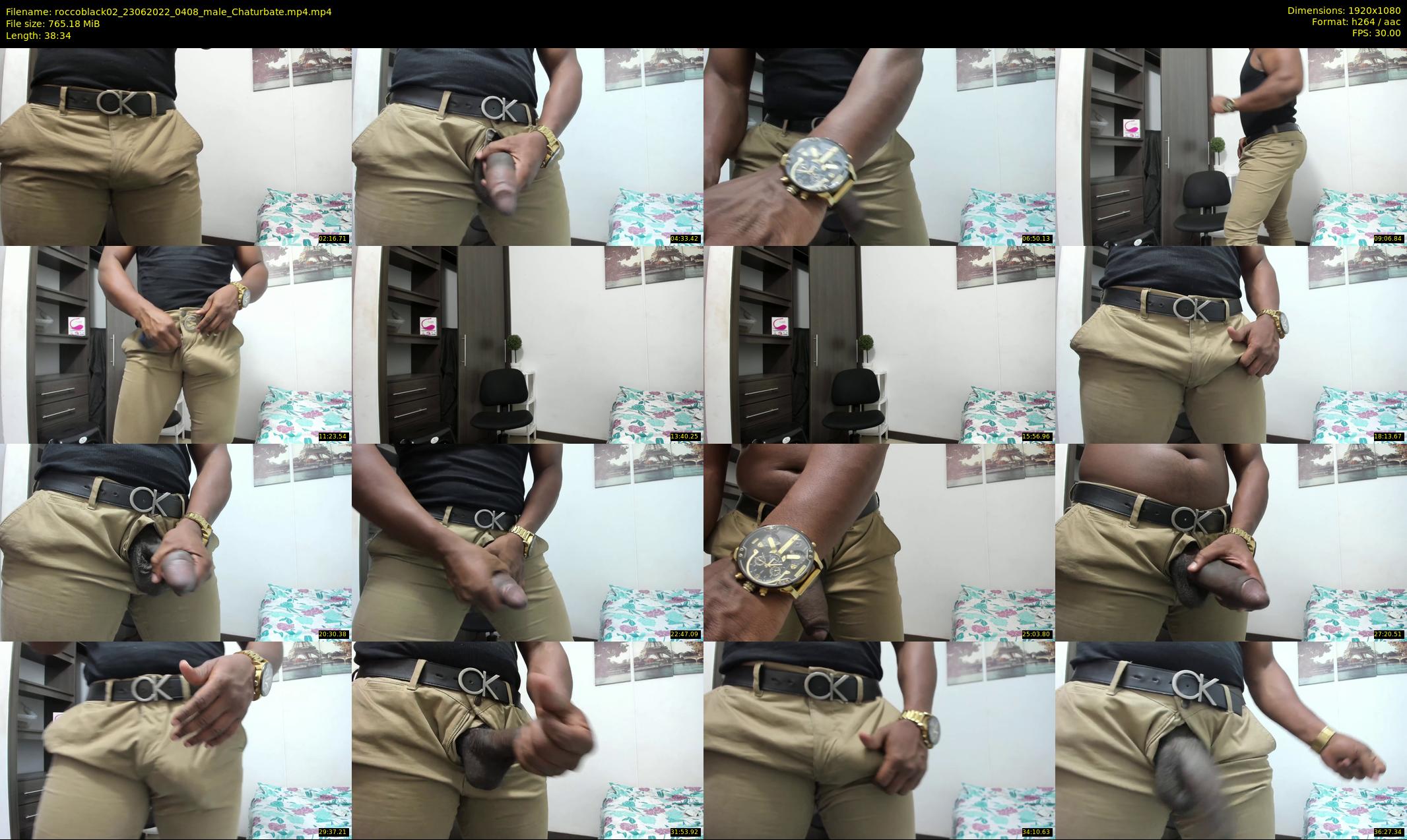 roccoblack02 — 39 minute Chaturbate male cam show recording, 1080p, Jun 23, 2022