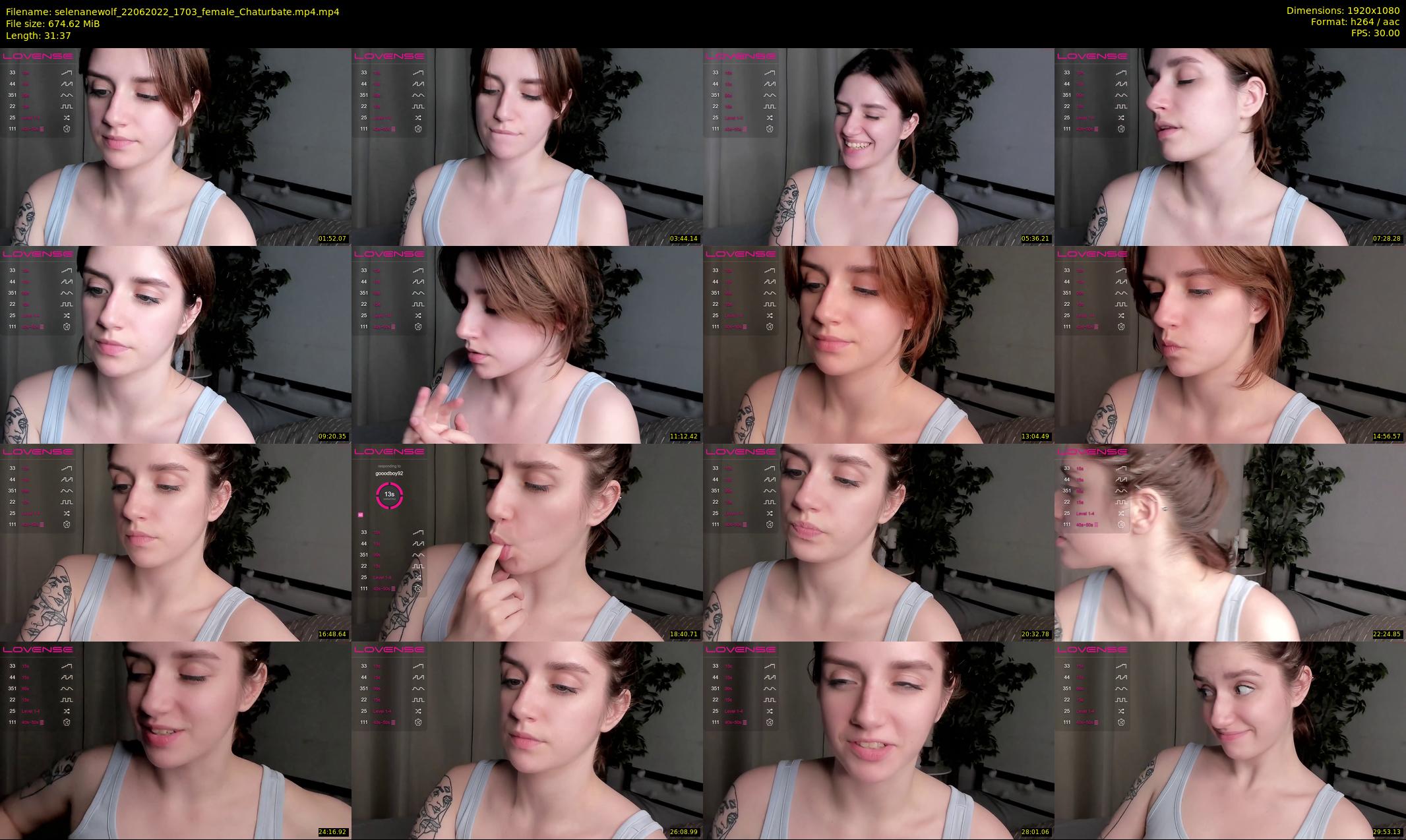 selenanewolf — 32 minute Chaturbate couple cam show recording, 1080p, Jun 22, 2022