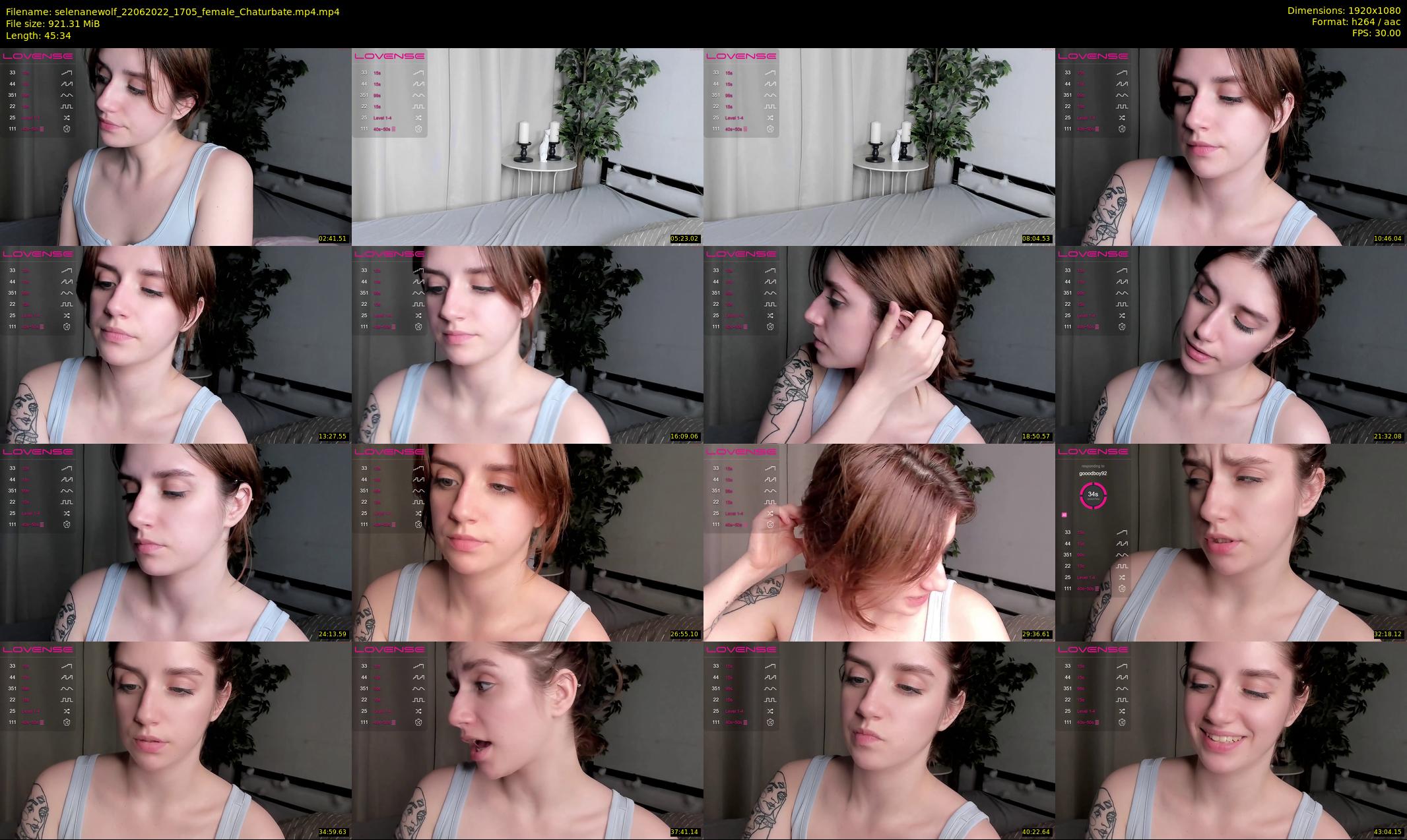 selenanewolf — 46 minute Chaturbate couple cam show recording, 1080p, Jun 22, 2022