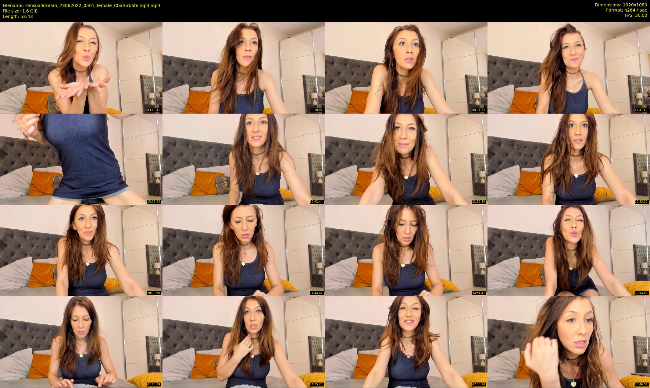 sensualldream — 54 minute Chaturbate female cam show recording, 1080p, Jun 23, 2022
