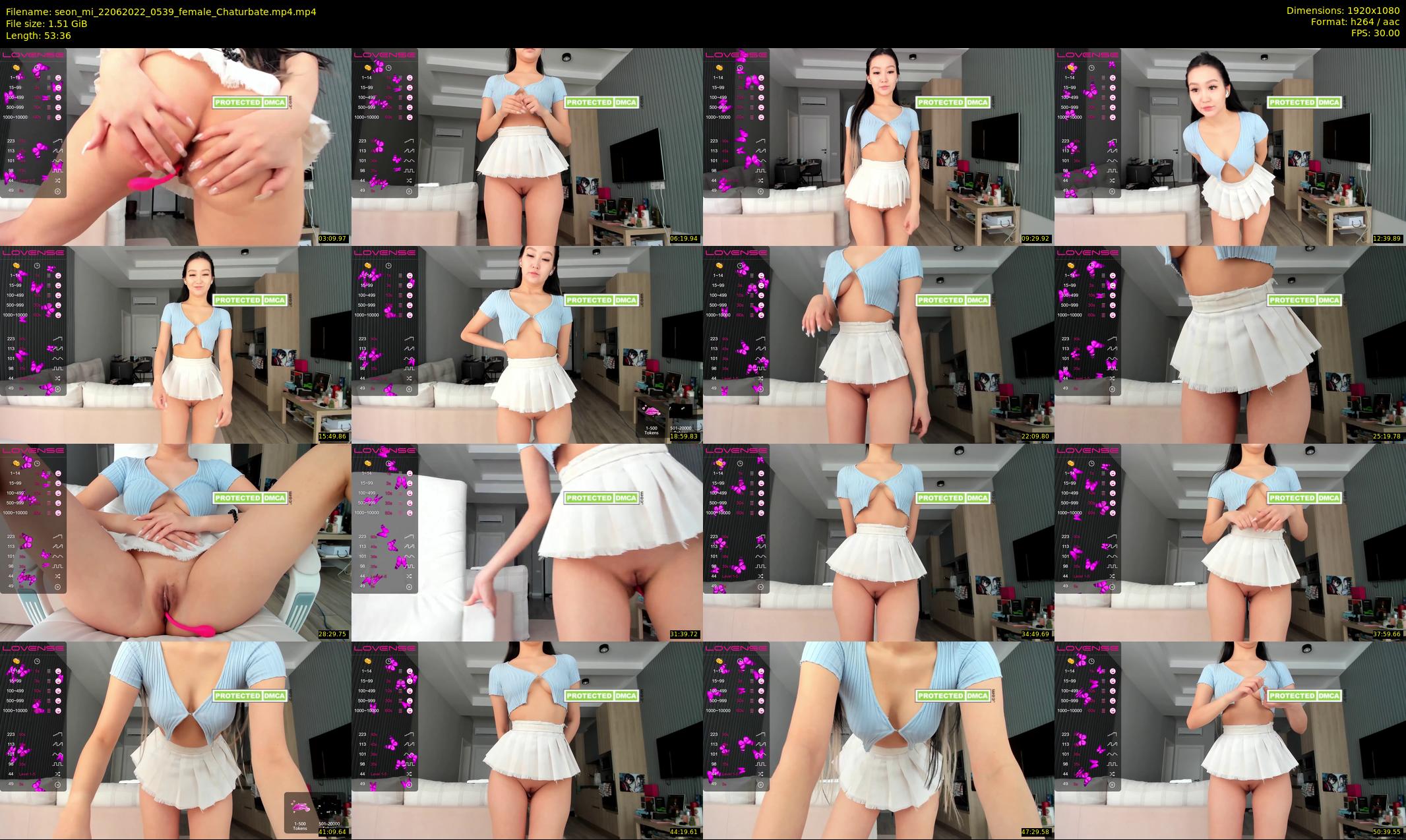 seon_mi — 54 minute Chaturbate female cam show recording, 1080p, Jun 22, 2022