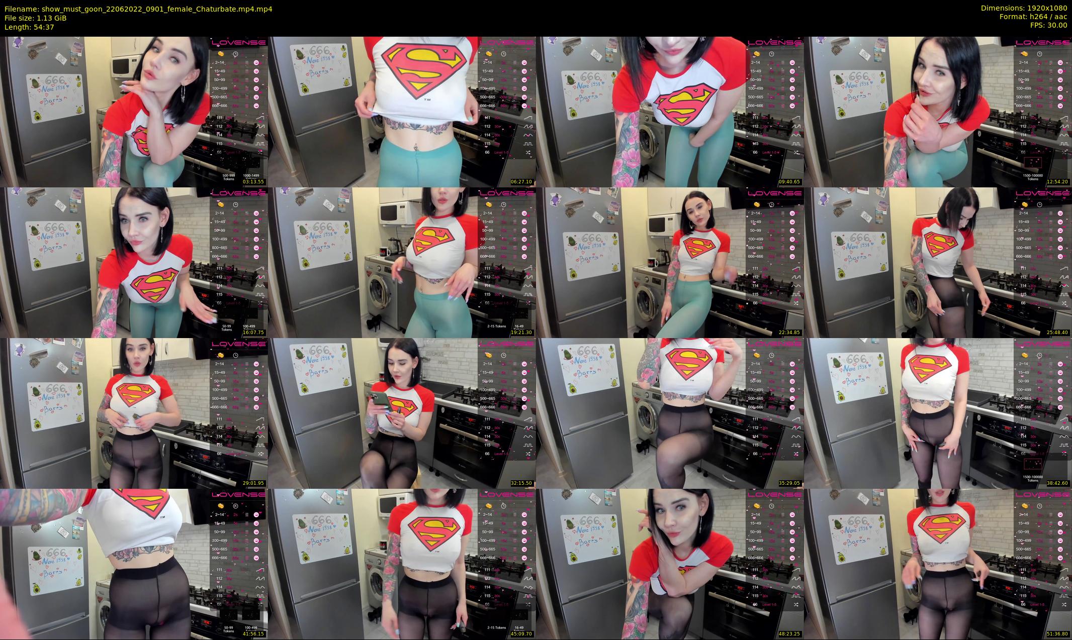 show_must_goon — 55 minute Chaturbate female cam show recording, 1080p, Jun 22, 2022