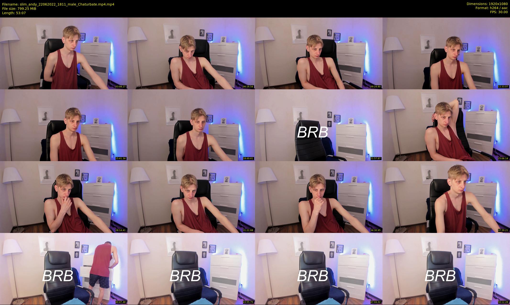 slim_andy — 54 minute Chaturbate male cam show recording, 1080p, Jun 22, 2022