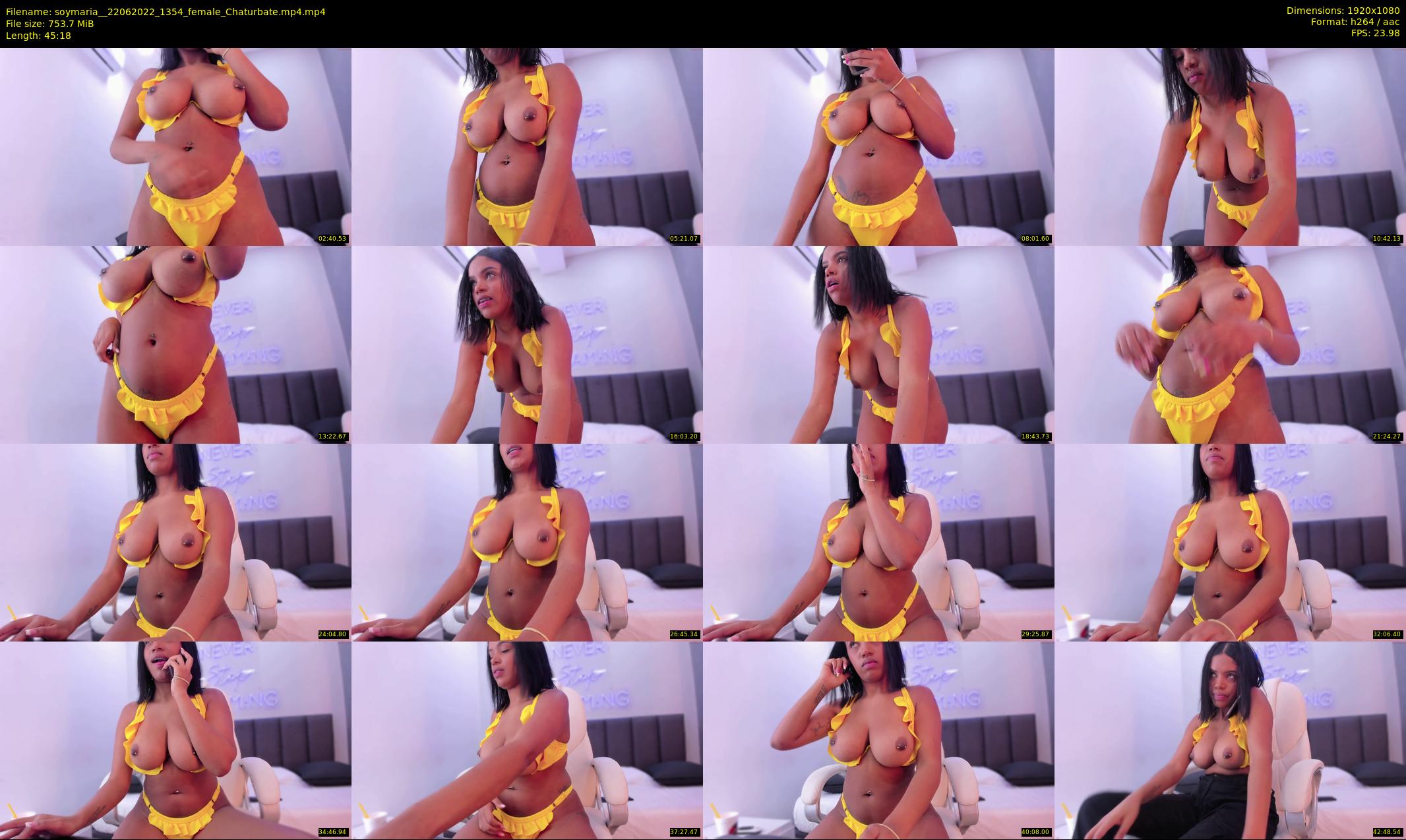 soymaria_ — 46 minute Chaturbate female cam show recording, 1080p, Jun 22, 2022