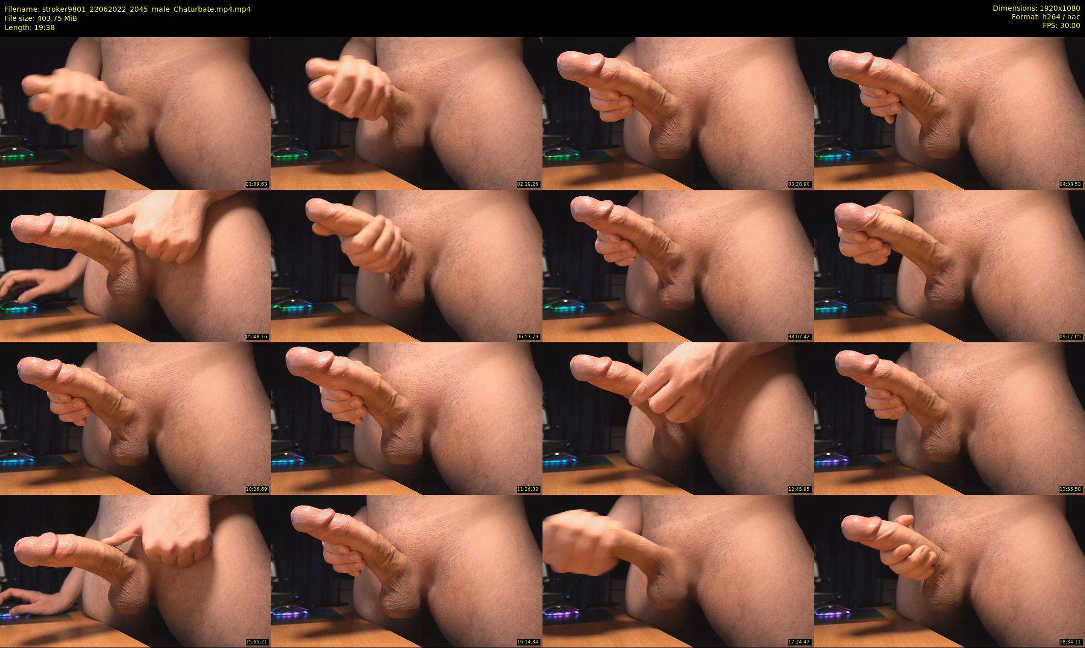 stroker9801 — 20 minute Chaturbate male cam show recording, 1080p, Jun 22, 2022