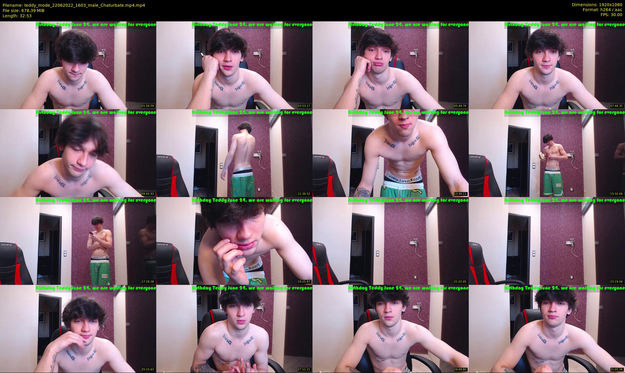 teddy_mode — 33 minute Chaturbate couple cam show recording, 1080p, Jun 22, 2022