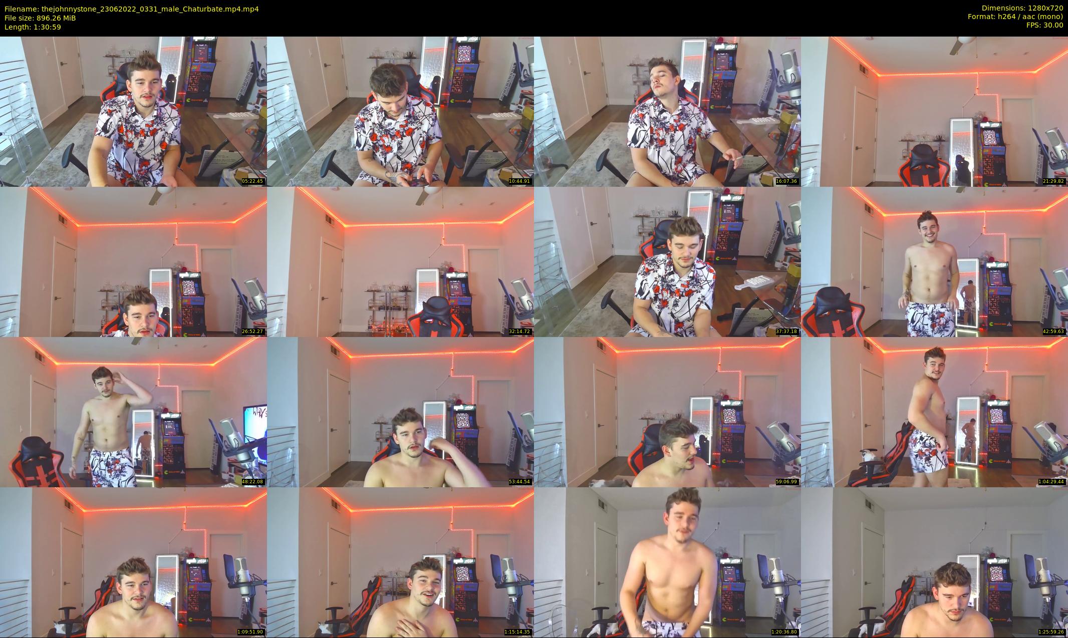 thejohnnystone — 91 minute Chaturbate male cam show recording, 720p, Jun 23, 2022