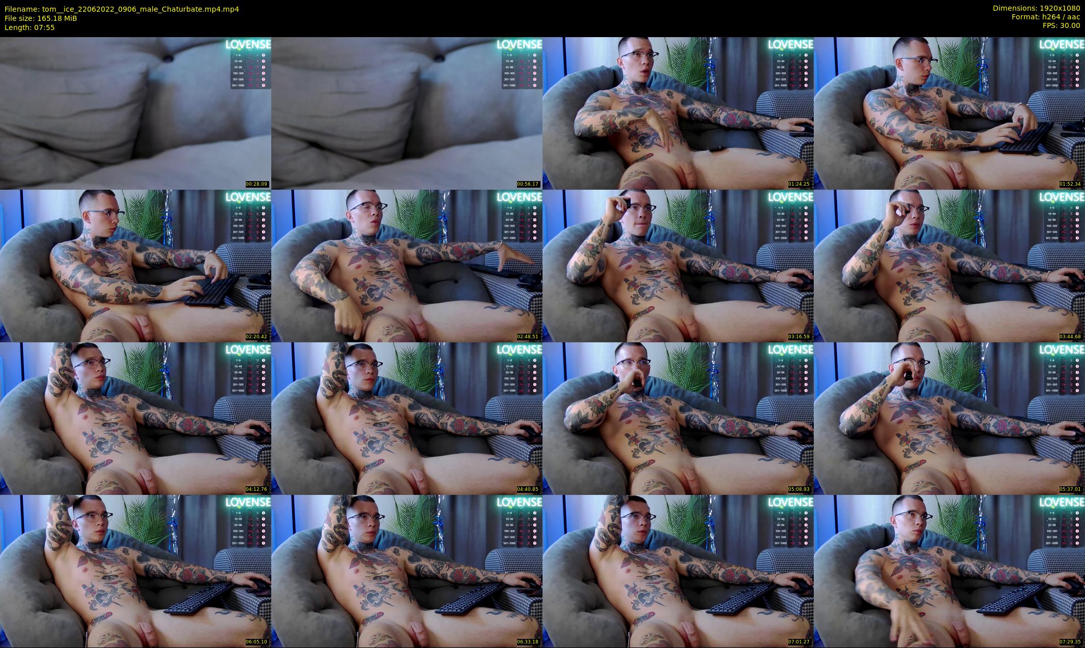 tom__ice — 8 minute Chaturbate male cam show recording, 1080p, Jun 22, 2022