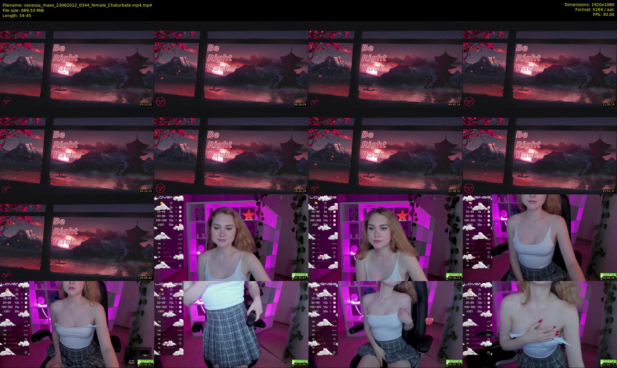 vanessa_maes — 55 minute Chaturbate female cam show recording, 1080p, Jun 23, 2022