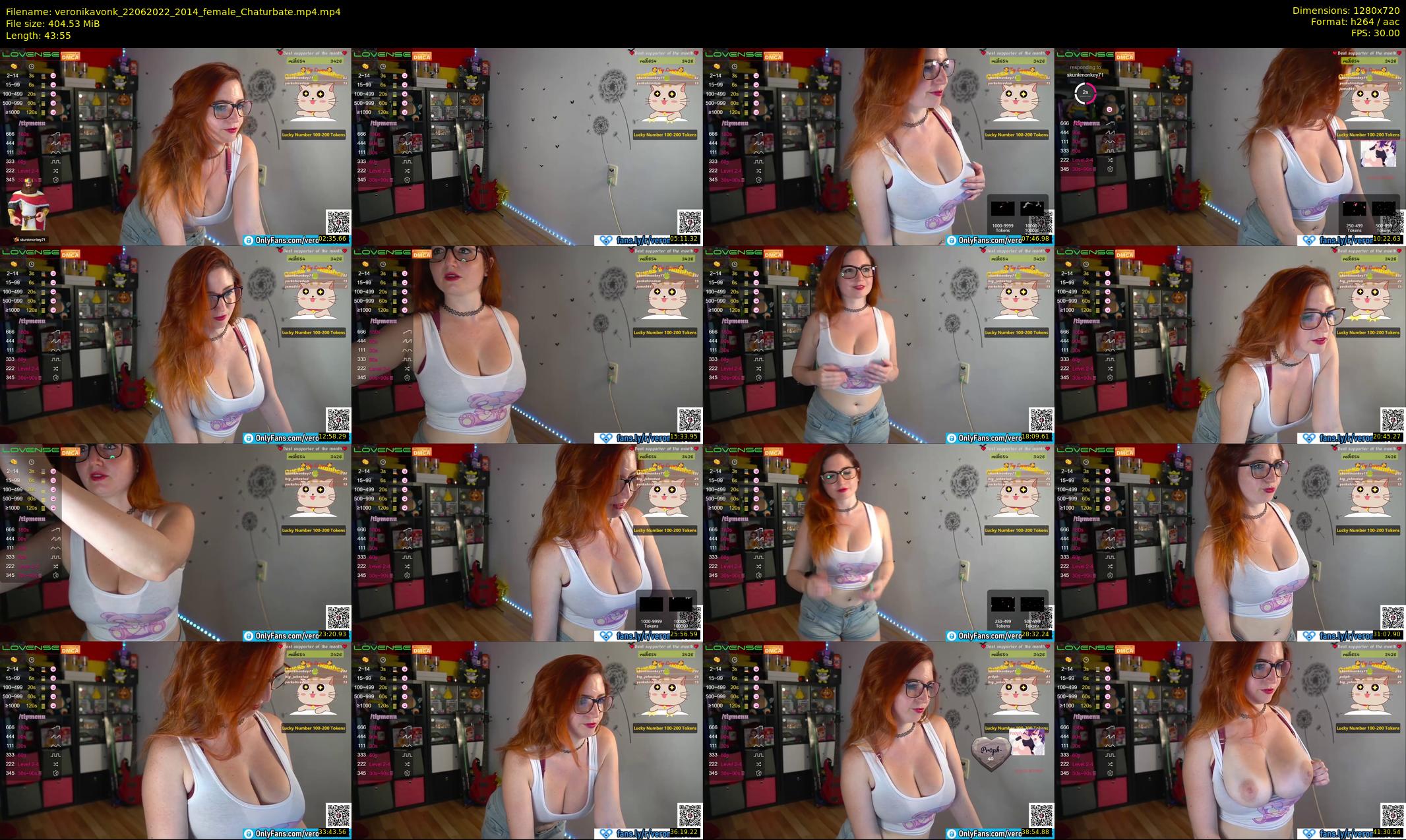 veronikavonk — 44 minute Chaturbate female cam show recording, 720p, Jun 22, 2022