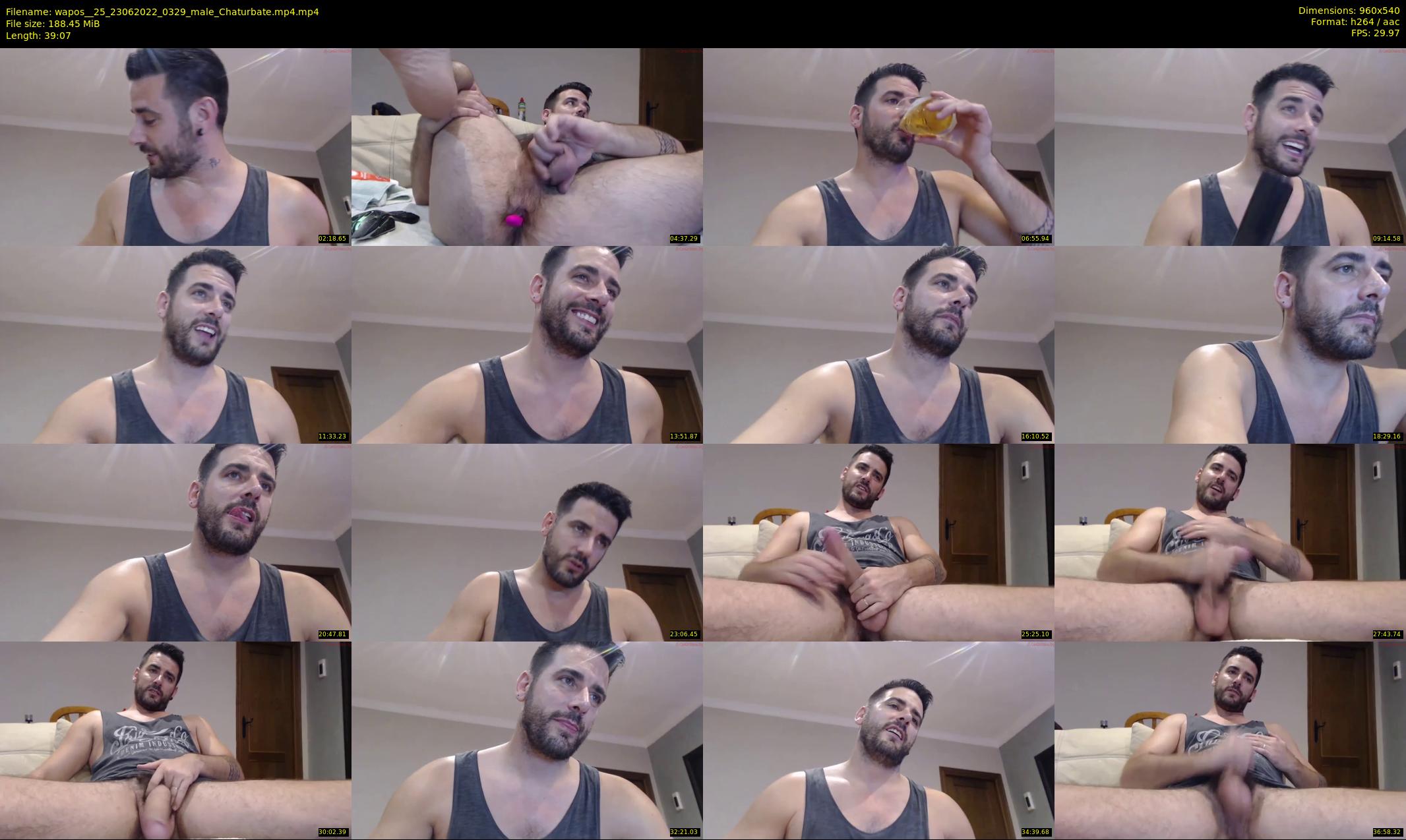 wapos__25 — 40 minute Chaturbate male cam show recording, 480p, Jun 23, 2022