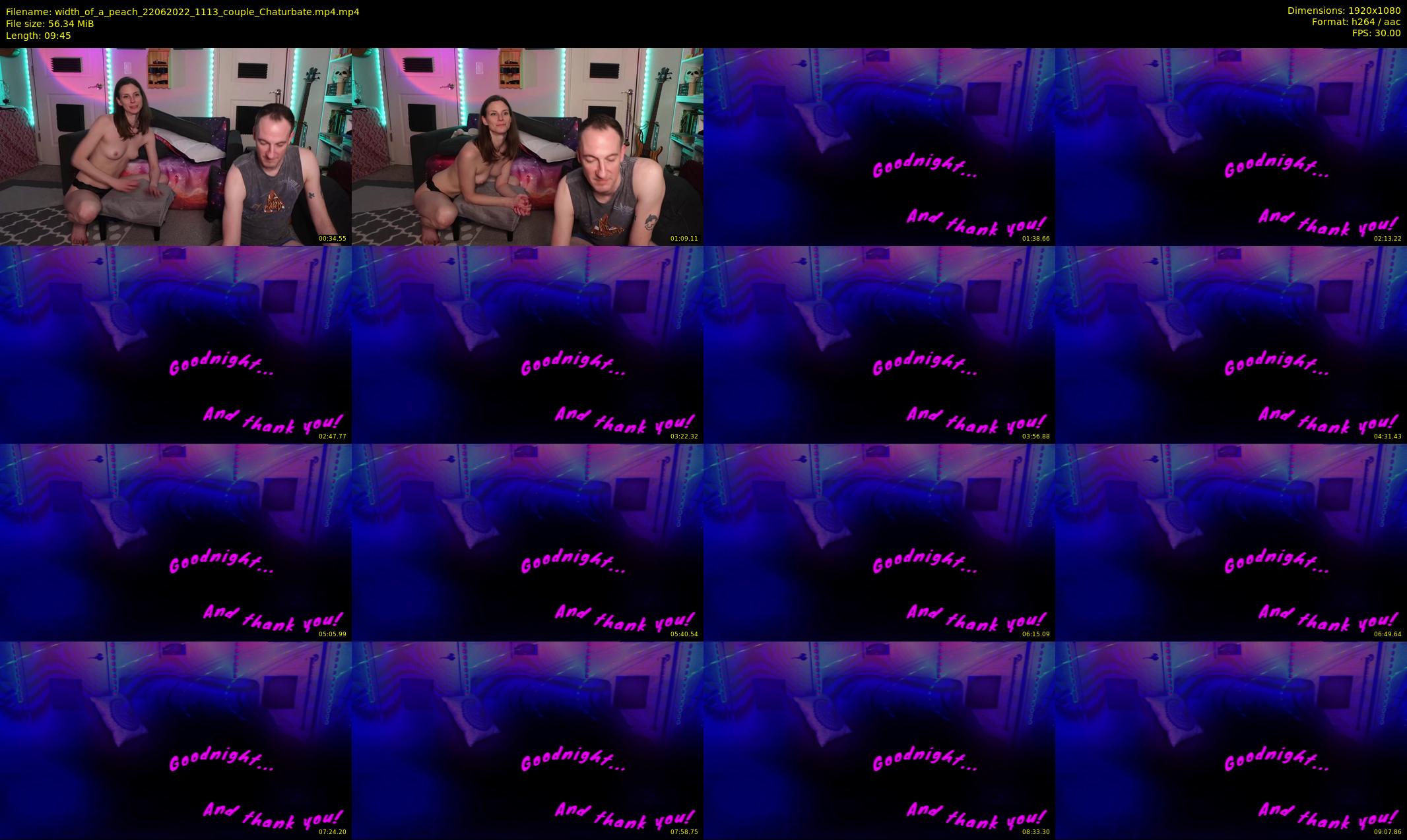width_of_a_peach — 10 minute Chaturbate couple cam show recording, 1080p, Jun 22, 2022