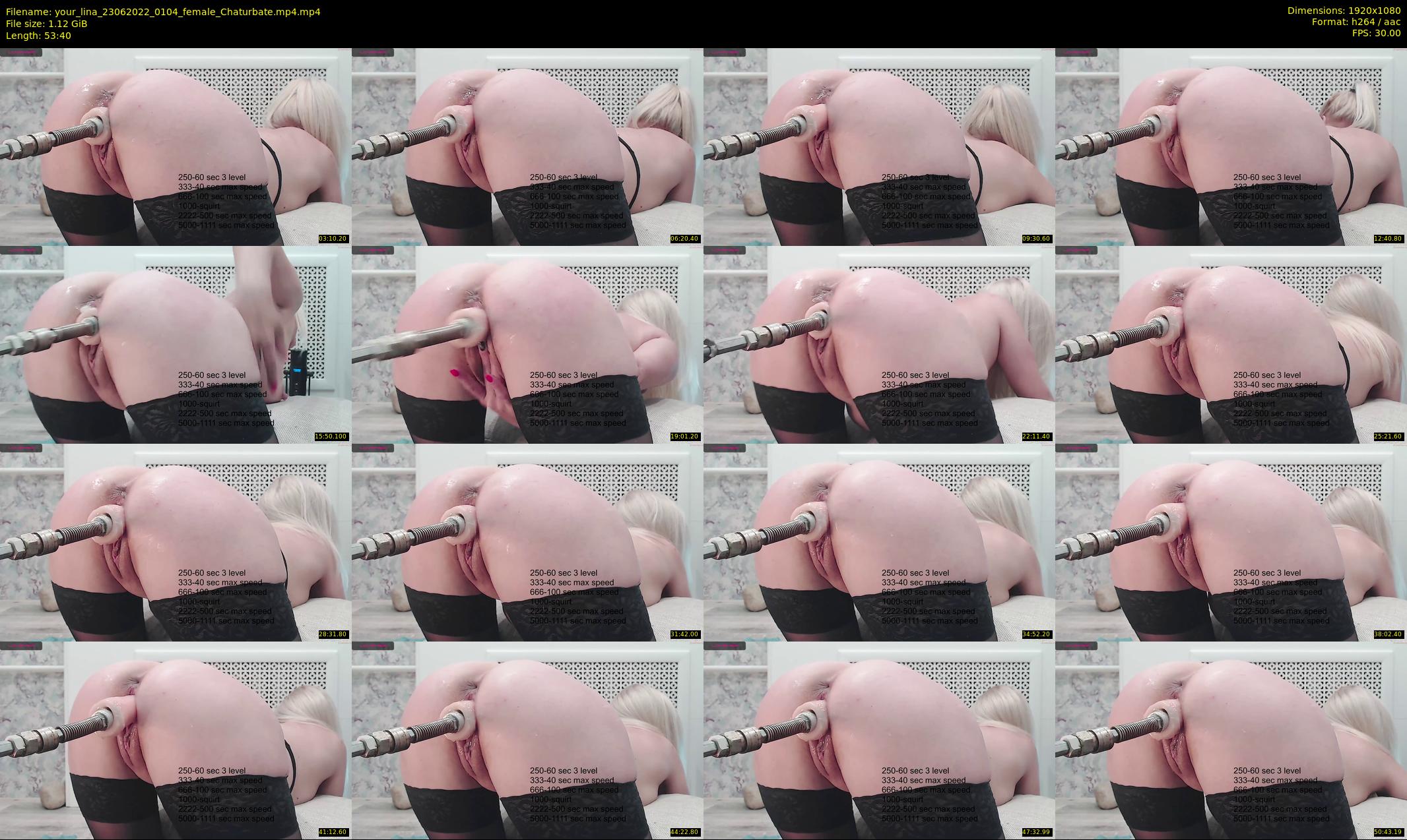 your_lina — 54 minute Chaturbate female cam show recording, 1080p, Jun 23, 2022