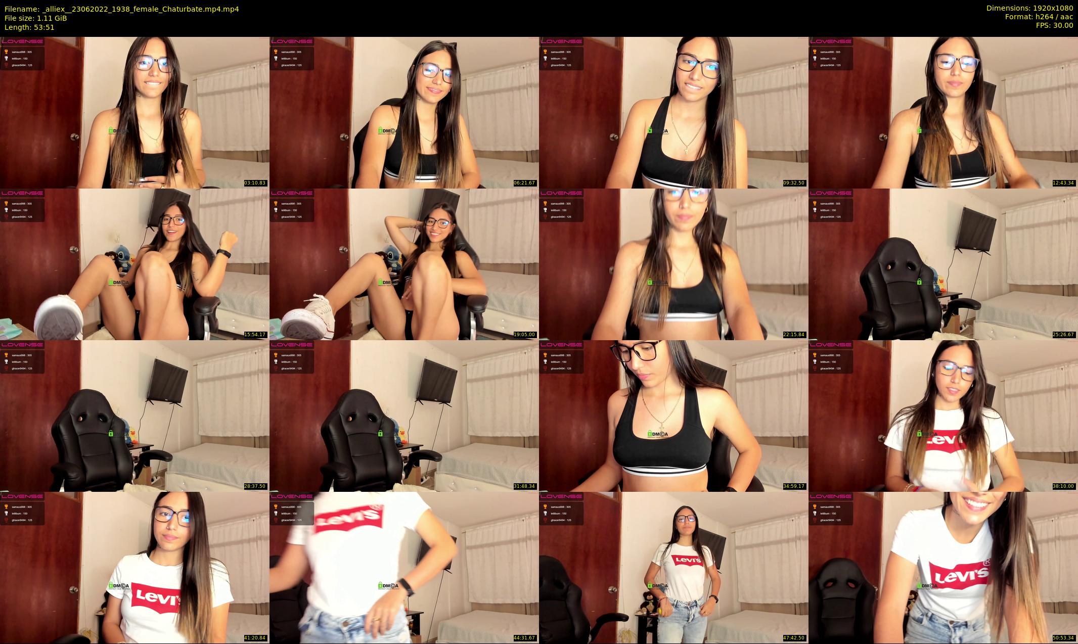_alliex_ — 54 minute Chaturbate female cam show recording, 1080p, Jun 23, 2022