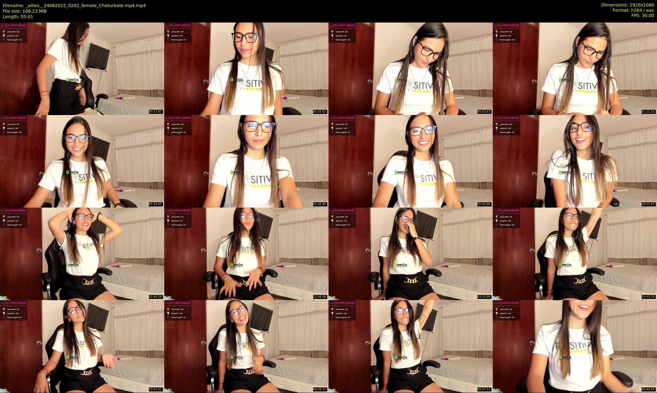 _alliex_ — 6 minute Chaturbate female cam show recording, 1080p, Jun 24, 2022