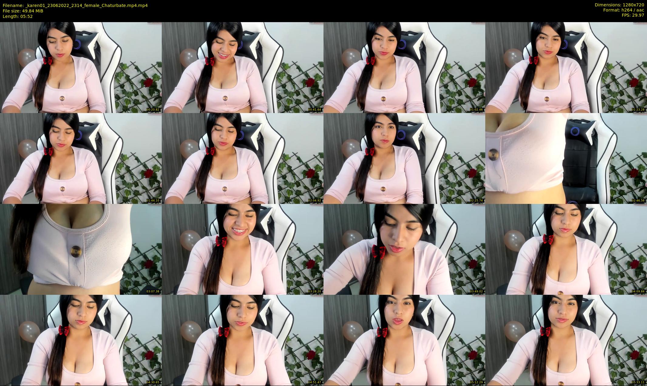 _karen01 — 6 minute Chaturbate female cam show recording, 720p, Jun 23, 2022