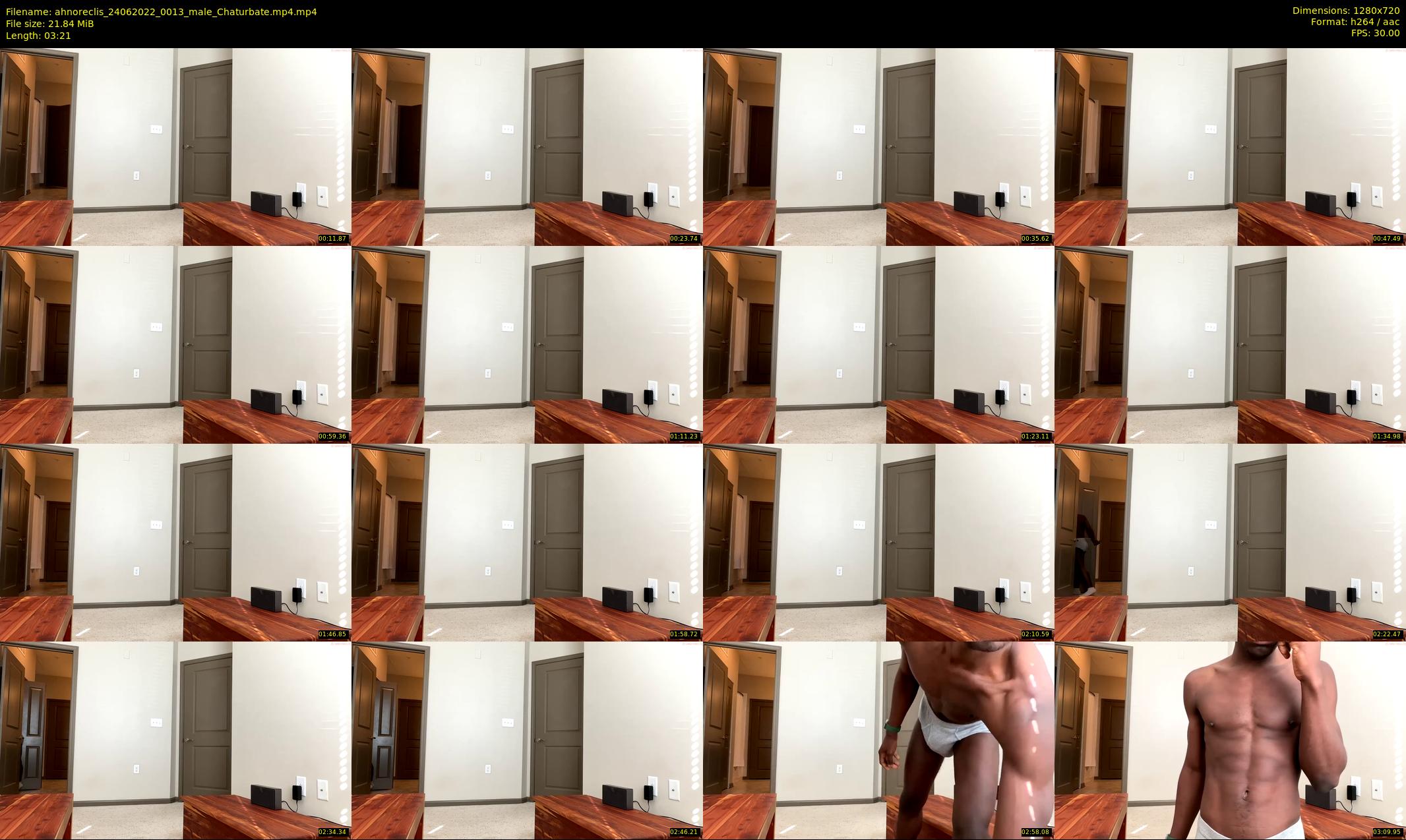ahnoreclis — 4 minute Chaturbate male cam show recording, 720p, Jun 24, 2022