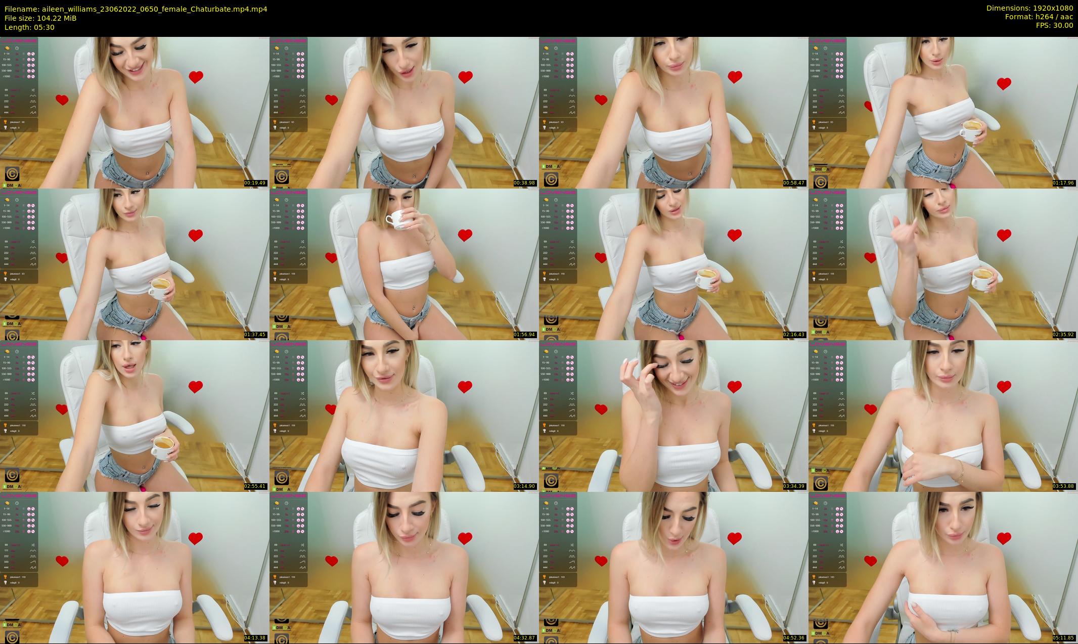 aileen_williams — 6 minute Chaturbate female cam show recording, 1080p, Jun 23, 2022