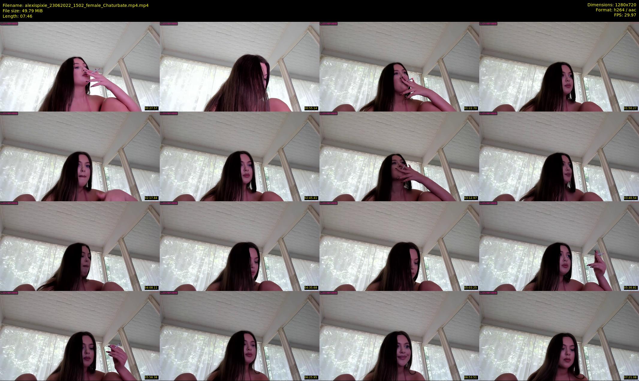 alexispixie — 8 minute Chaturbate female cam show recording, 720p, Jun 23, 2022