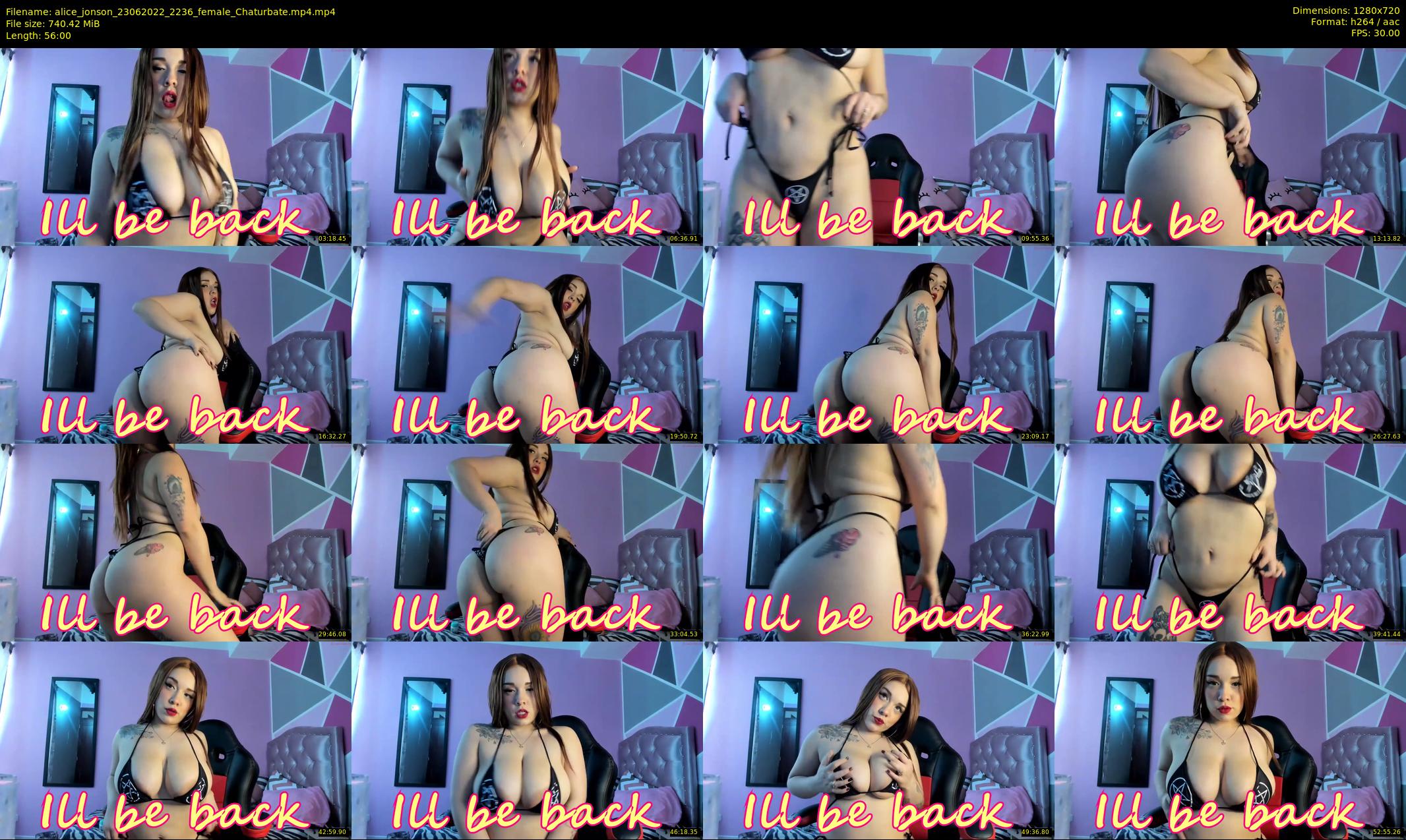 alice_jonson — 56 minute Chaturbate female cam show recording, 720p, Jun 23, 2022