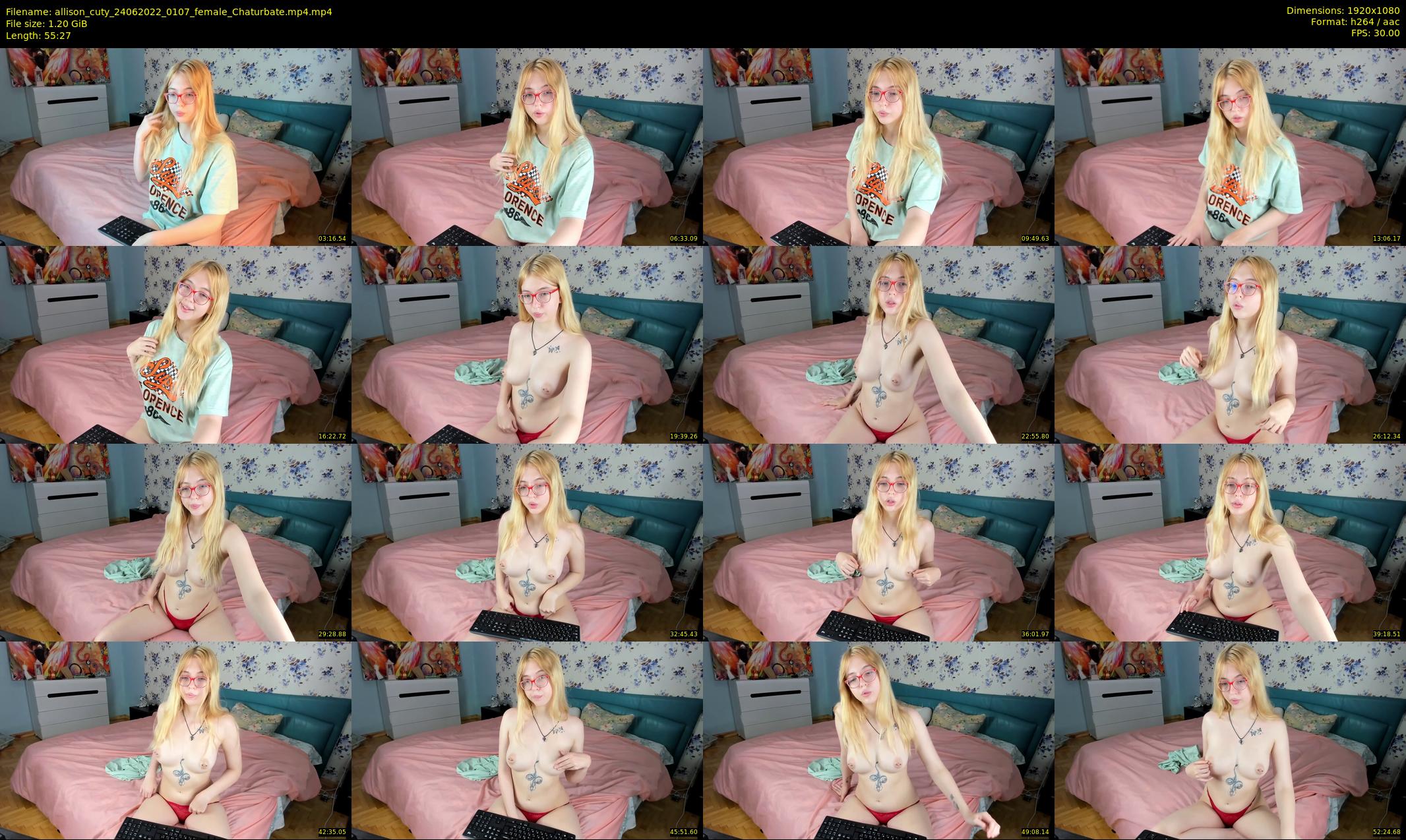 allison_cuty — 56 minute Chaturbate female cam show recording, 1080p, Jun 24, 2022