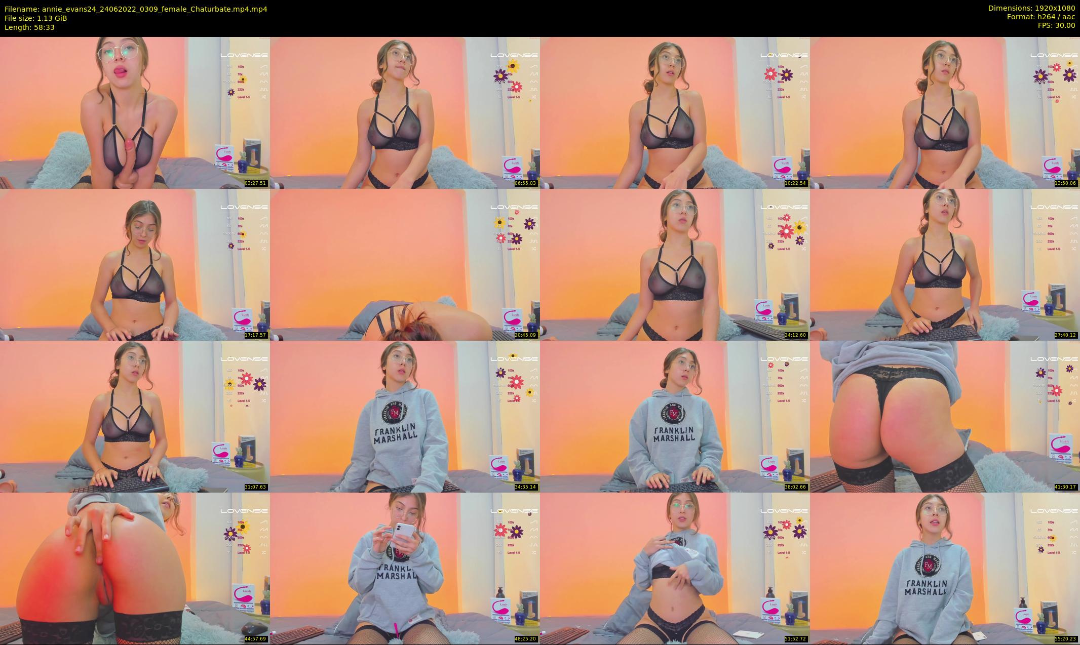 annie_evans24 — 59 minute Chaturbate female cam show recording, 1080p, Jun 24, 2022