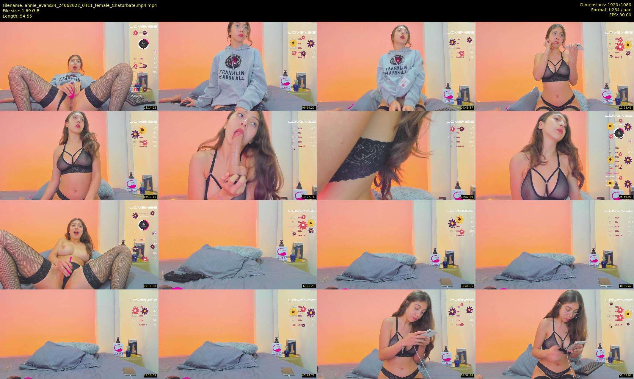 annie_evans24 — 55 minute Chaturbate female cam show recording, 1080p, Jun 24, 2022