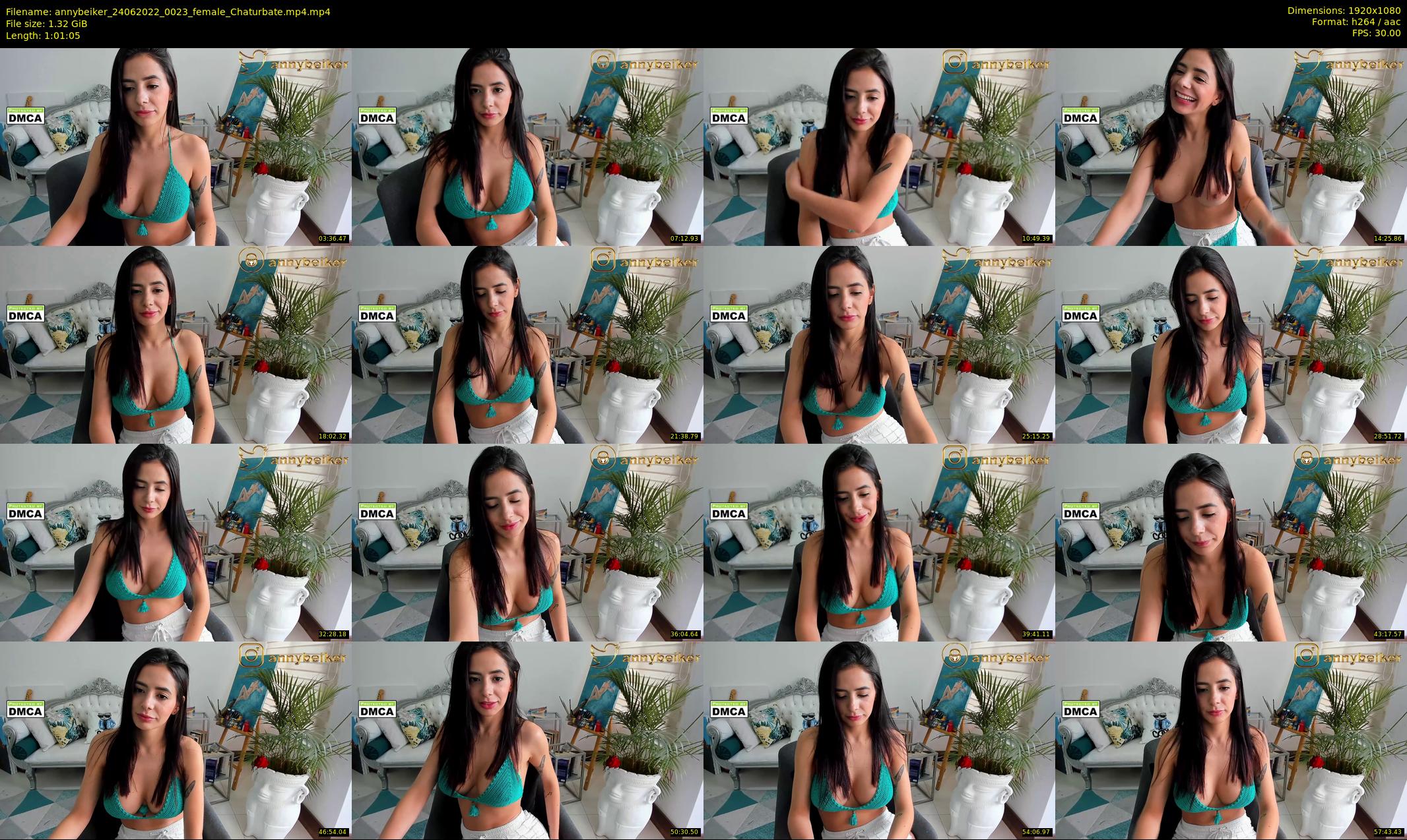 annybeiker — 62 minute Chaturbate female cam show recording, 1080p, Jun 24, 2022