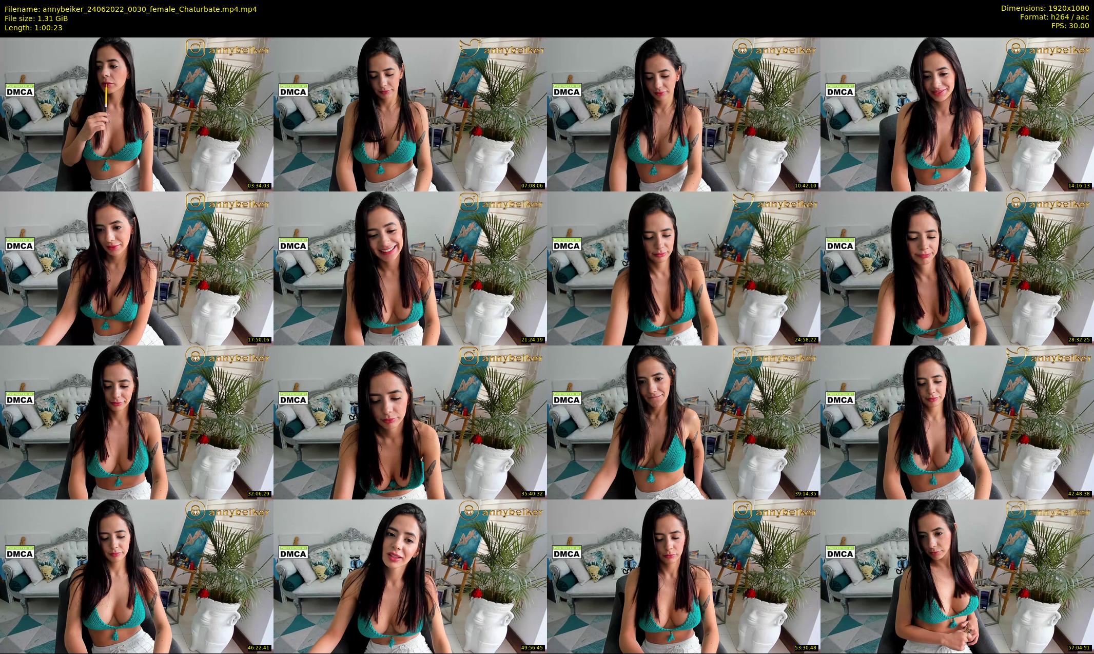 annybeiker — 61 minute Chaturbate female cam show recording, 1080p, Jun 24, 2022