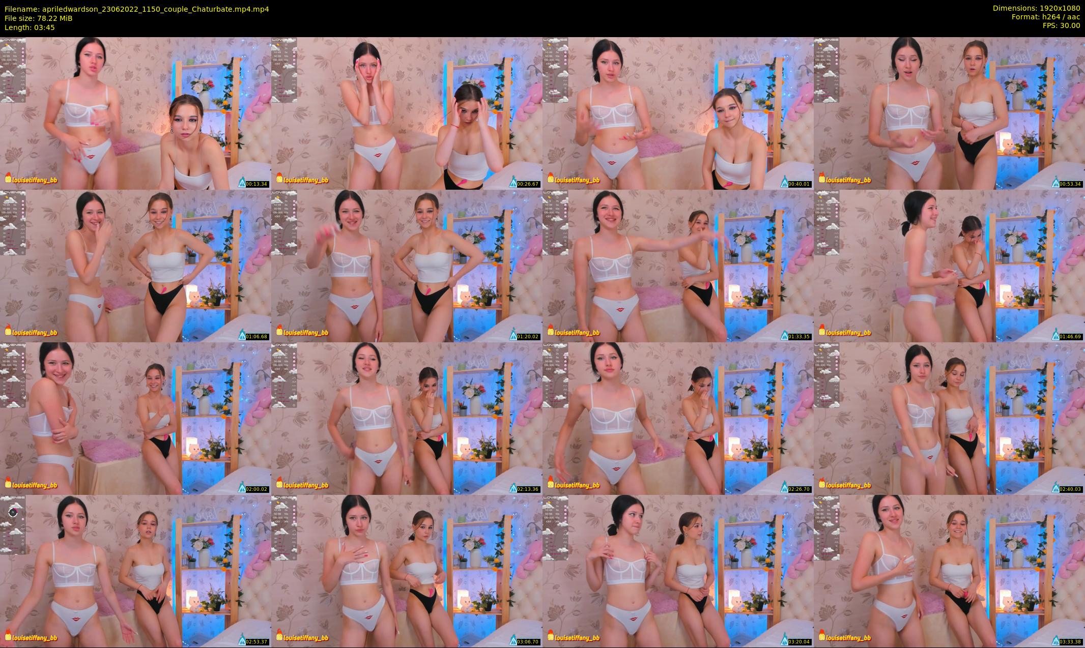 apriledwardson — 4 minute Chaturbate couple cam show recording, 1080p, Jun 23, 2022