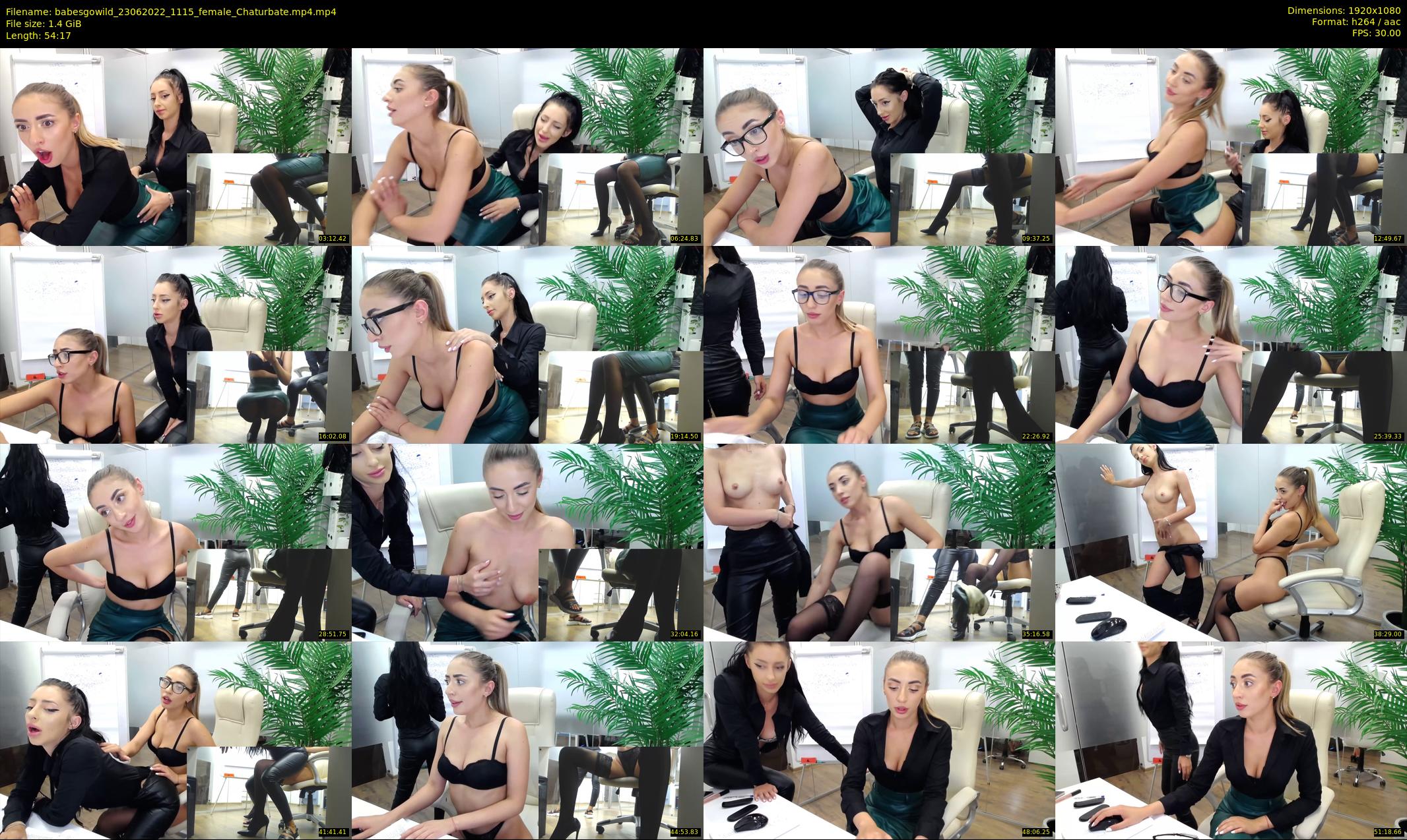 babesgowild — 55 minute Chaturbate couple cam show recording, 1080p, Jun 23, 2022