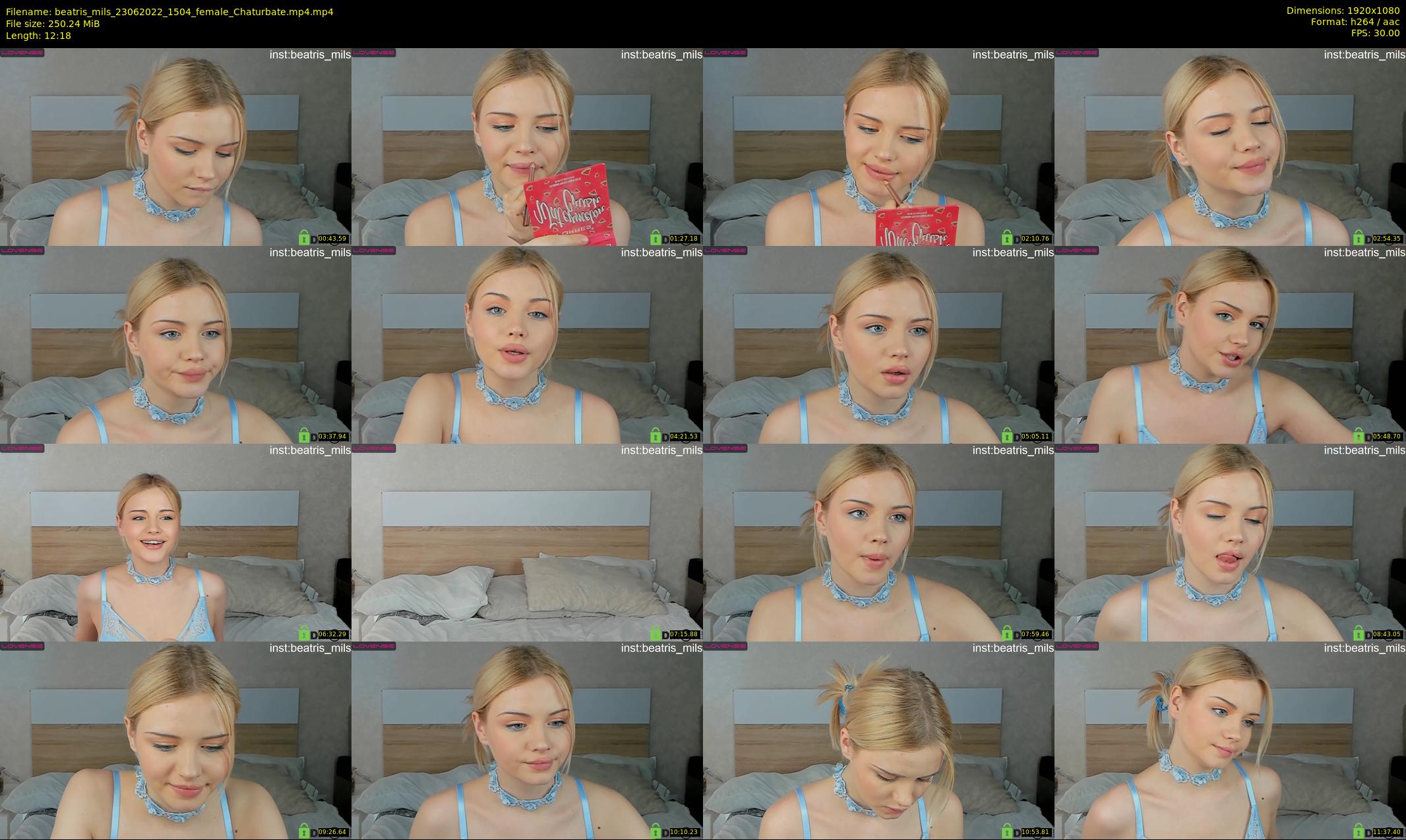beatris_mils — 13 minute Chaturbate female cam show recording, 1080p, Jun 23, 2022
