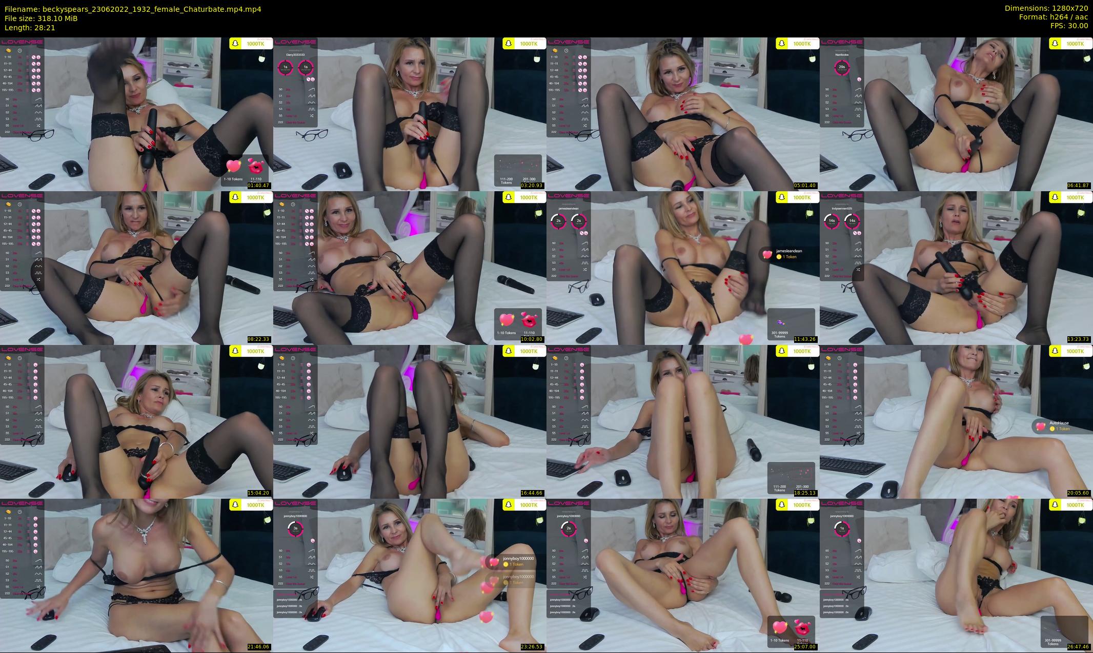 beckyspears — 29 minute Chaturbate female cam show recording, 720p, Jun 23, 2022