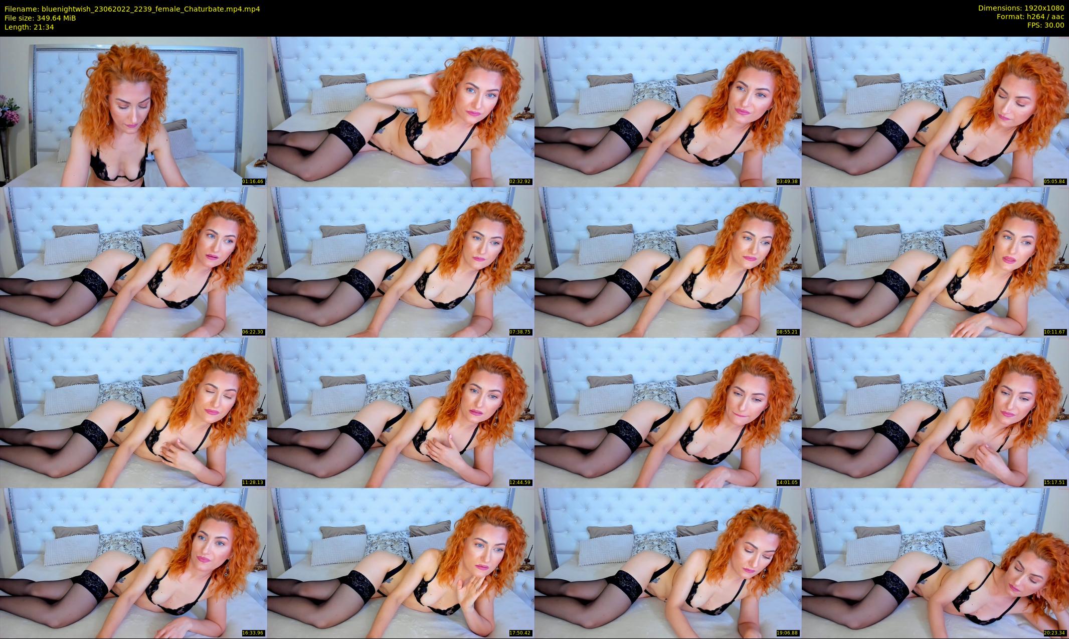 bluenightwish — 22 minute Chaturbate female cam show recording, 1080p, Jun 23, 2022