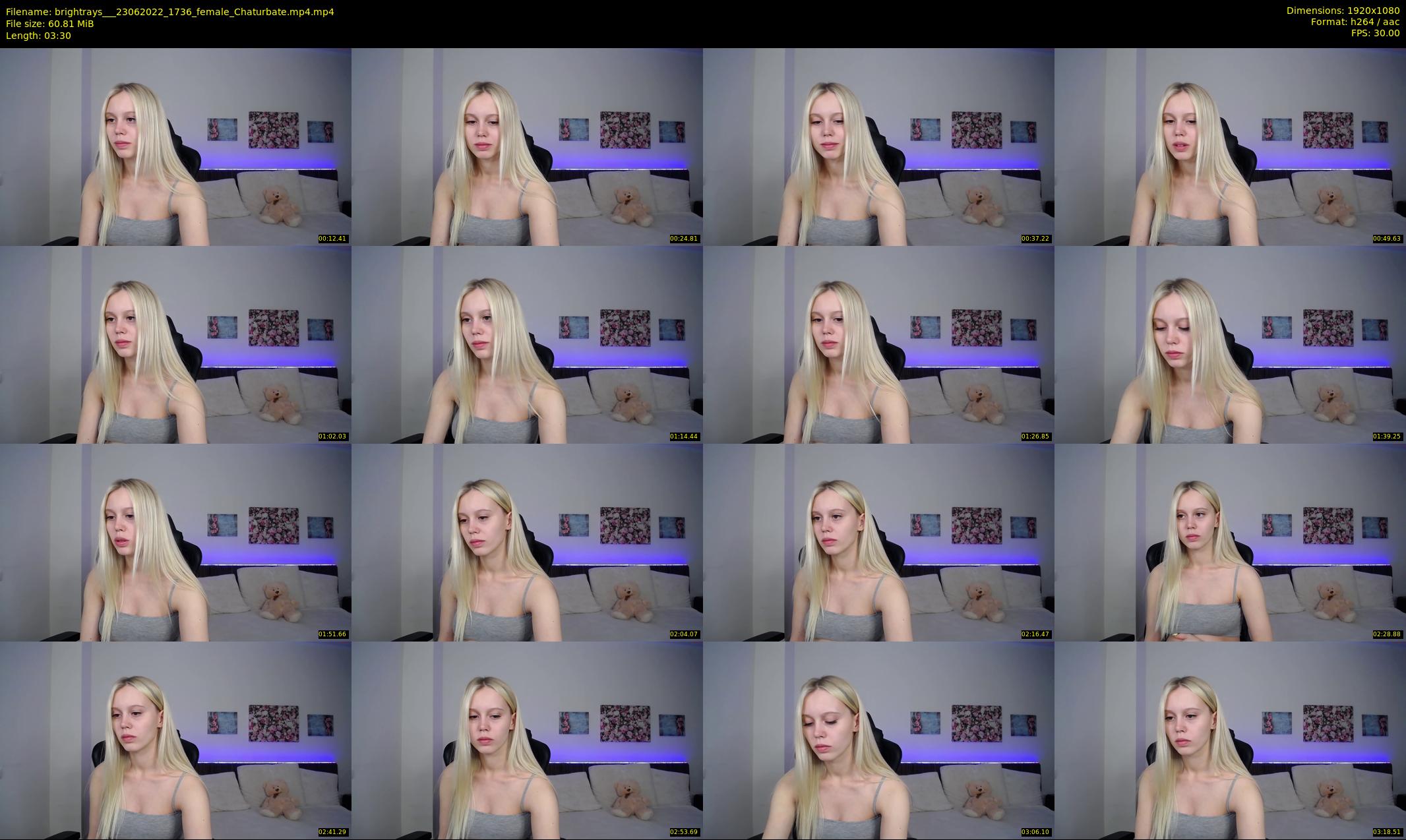 brightrays__ — 4 minute Chaturbate female cam show recording, 1080p, Jun 23, 2022