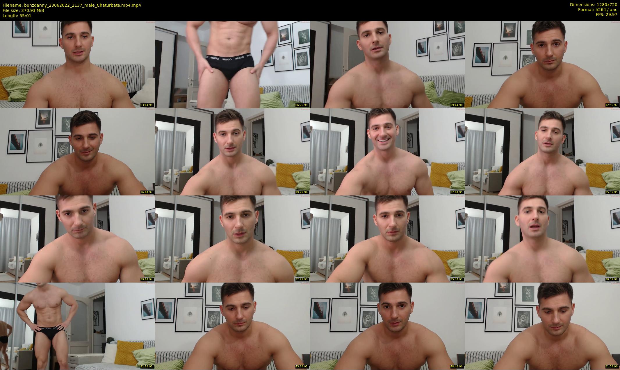 bunzdanny — 56 minute Chaturbate male cam show recording, 720p, Jun 23, 2022