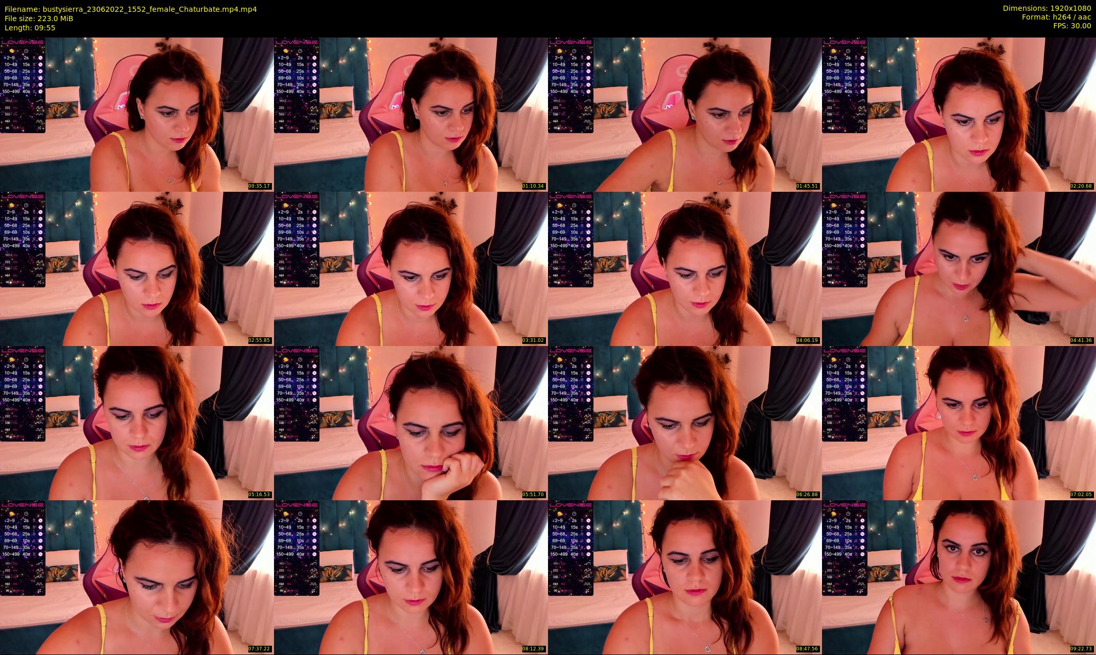 bustysierra — 10 minute Chaturbate female cam show recording, 1080p, Jun 23, 2022
