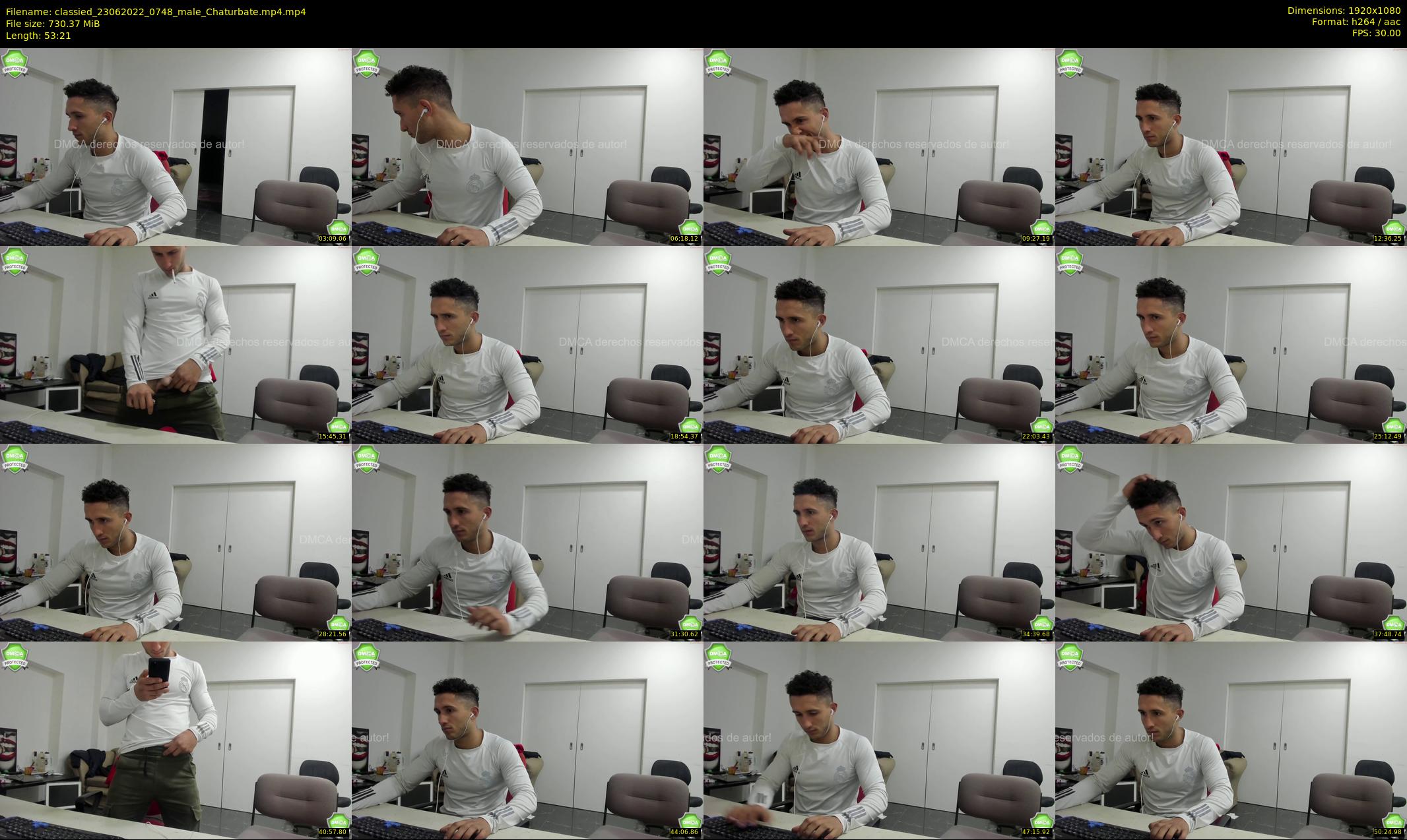 classied — 54 minute Chaturbate male cam show recording, 1080p, Jun 23, 2022